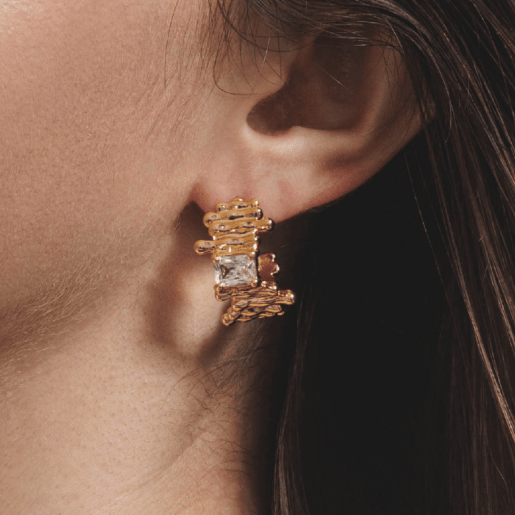 Lara & Ela | Daisy Gold Earrings - Lara & Ela
