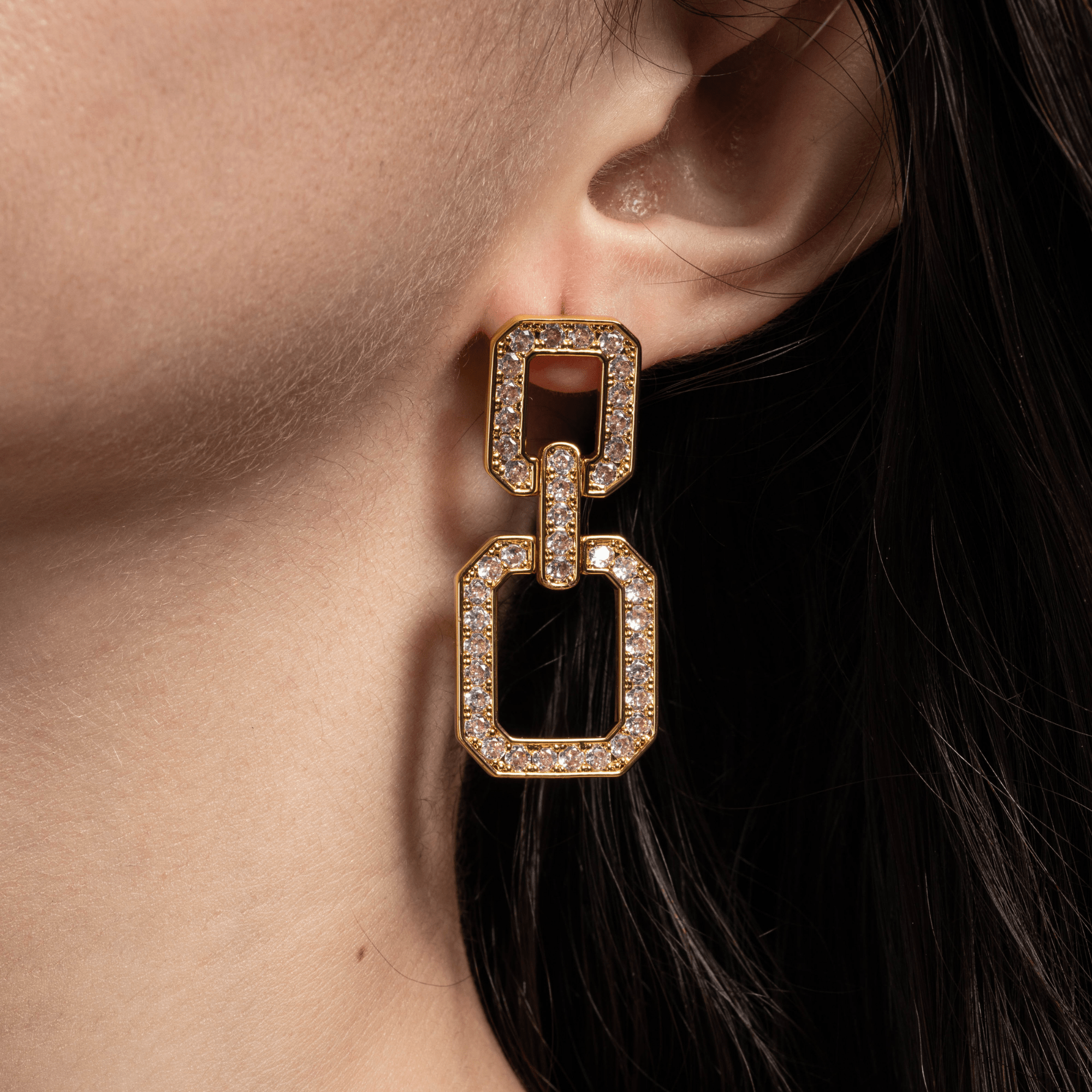 Lara & Ela | Diana Gold Earrings - Lara & Ela