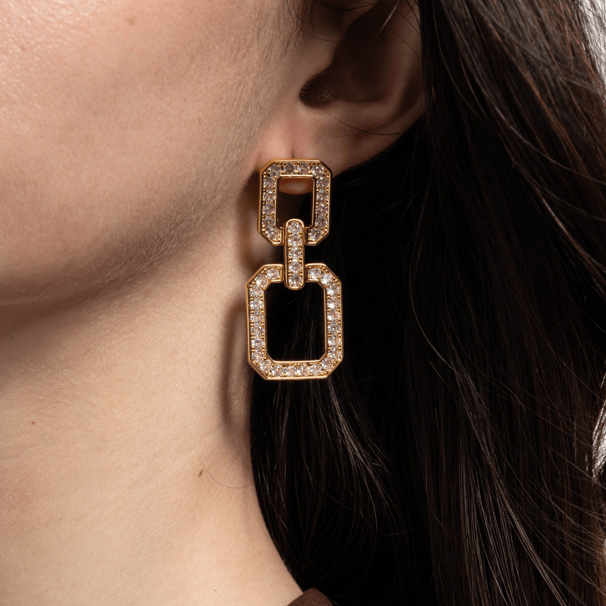 Lara & Ela | Diana Gold Earrings - Lara & Ela