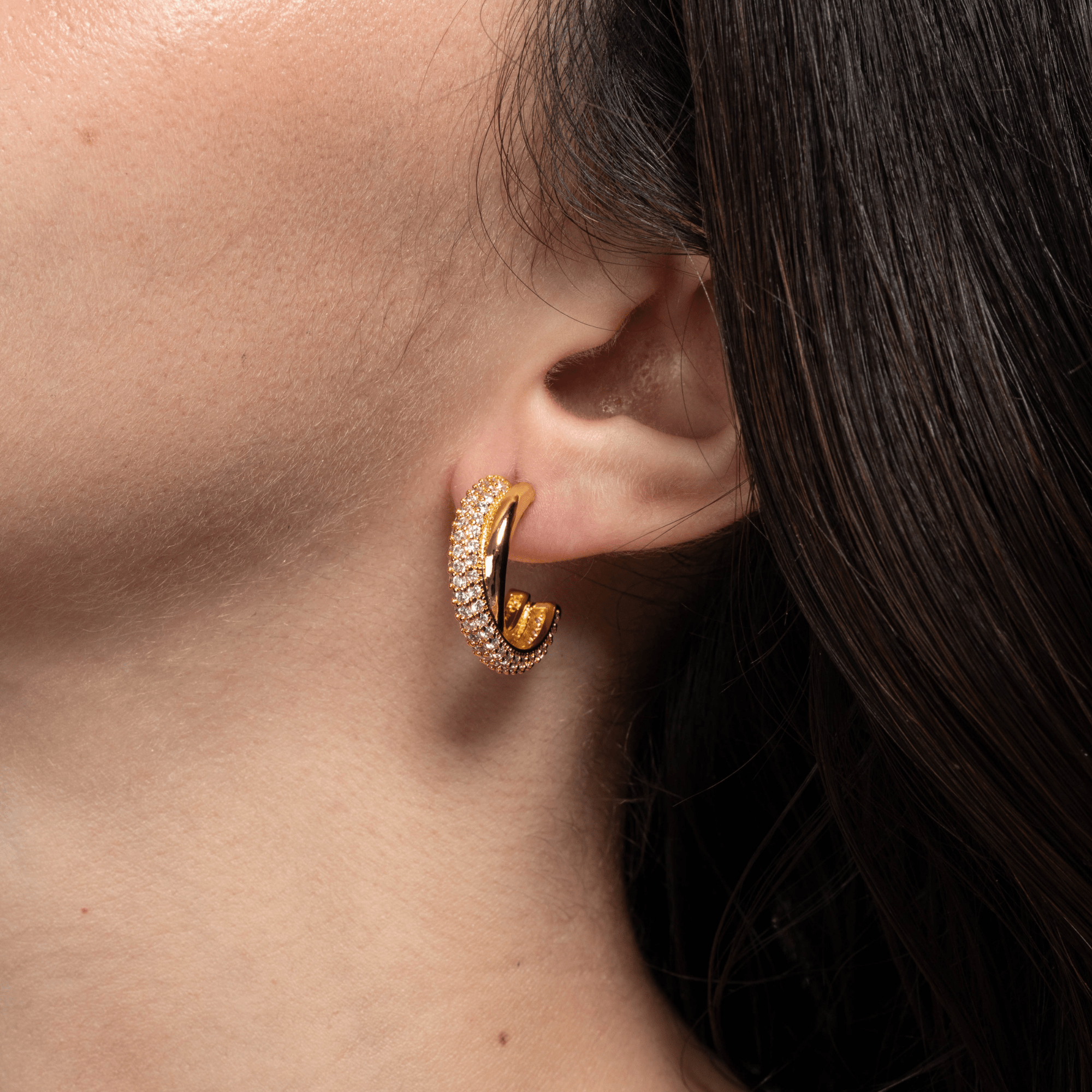 Lara & Ela | Dress You Up In My Love Gold Earrings - Lara & Ela