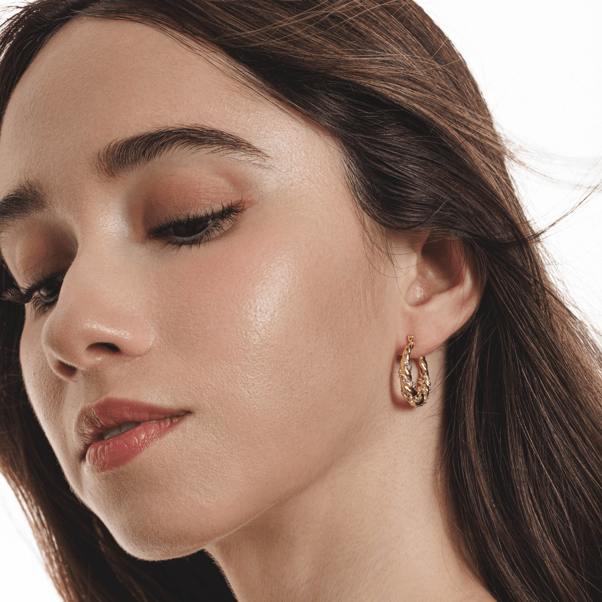 Lara & Ela I Endless Love Gold Earrings - Lara & Ela