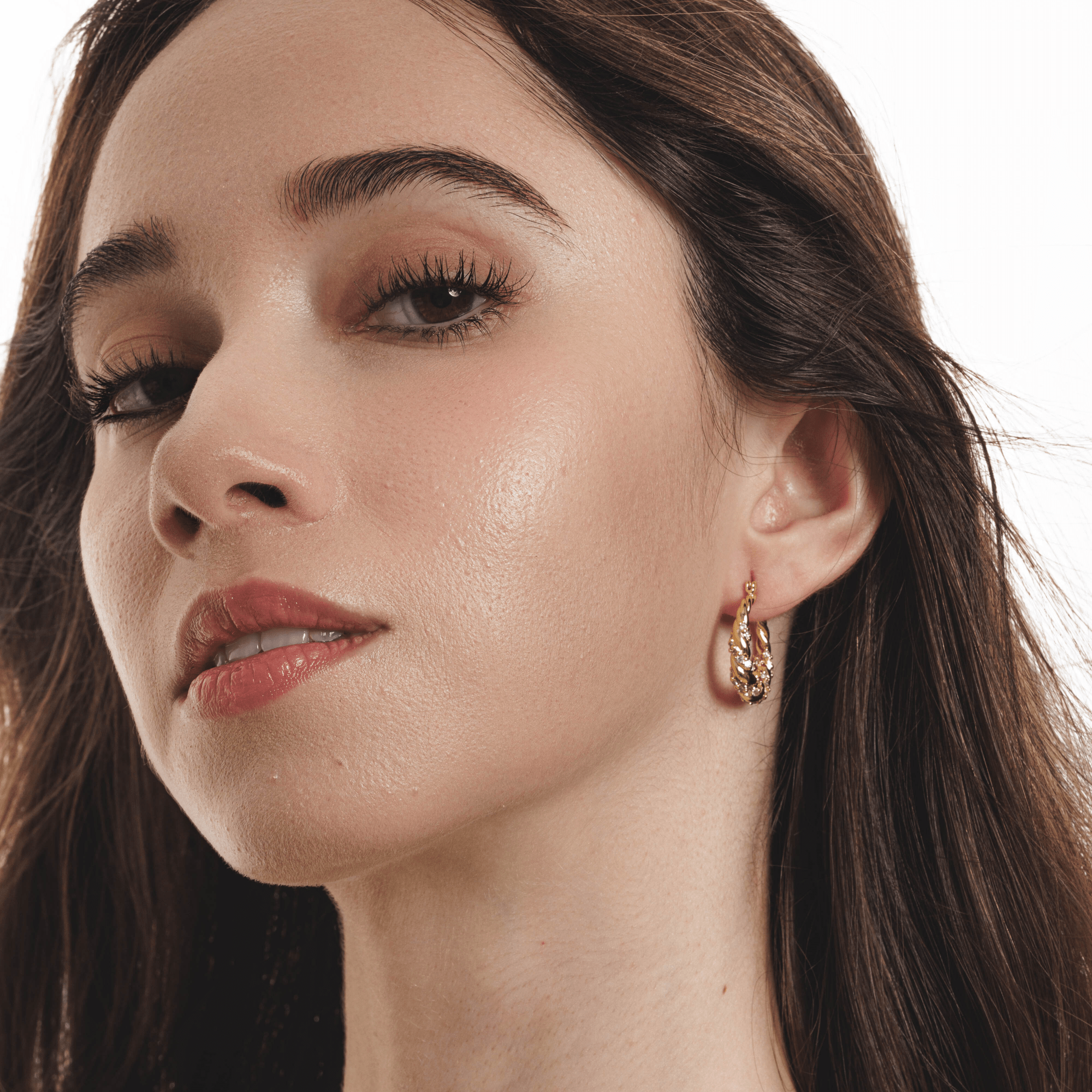 Lara & Ela I Endless Love Gold Earrings - Lara & Ela