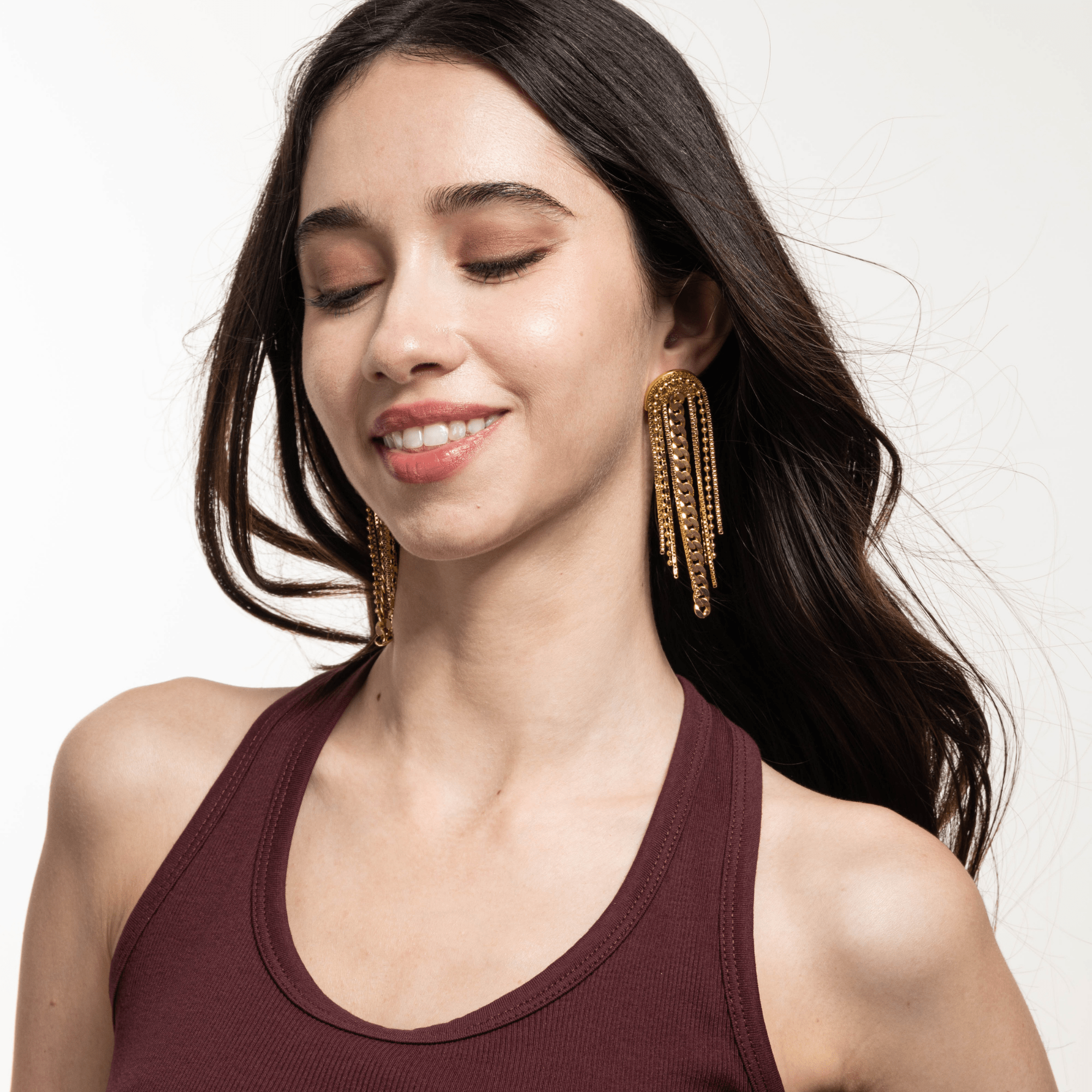 Lara & Ela | Farah Gold Earrings - Lara & Ela