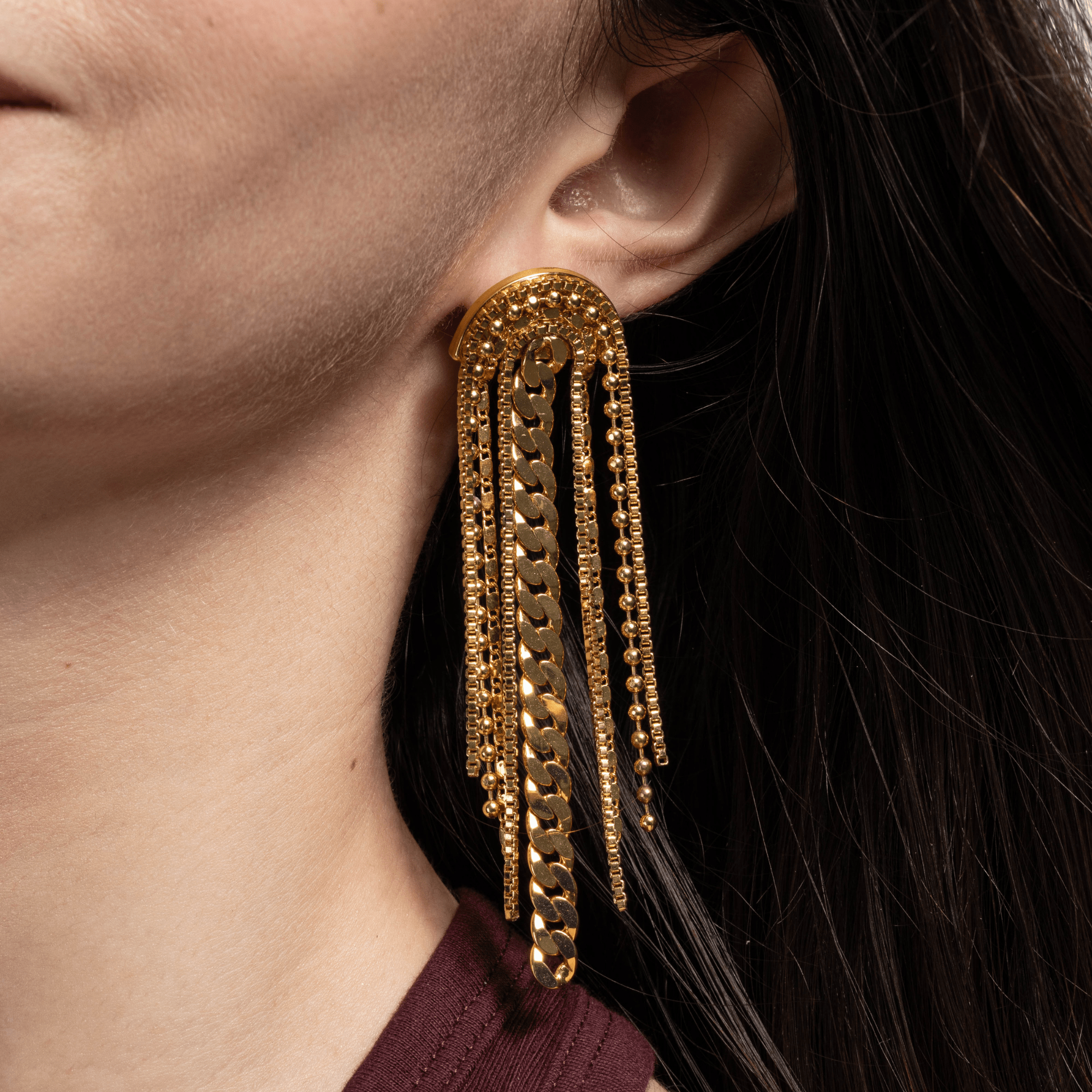 Lara & Ela | Farah Gold Earrings - Lara & Ela