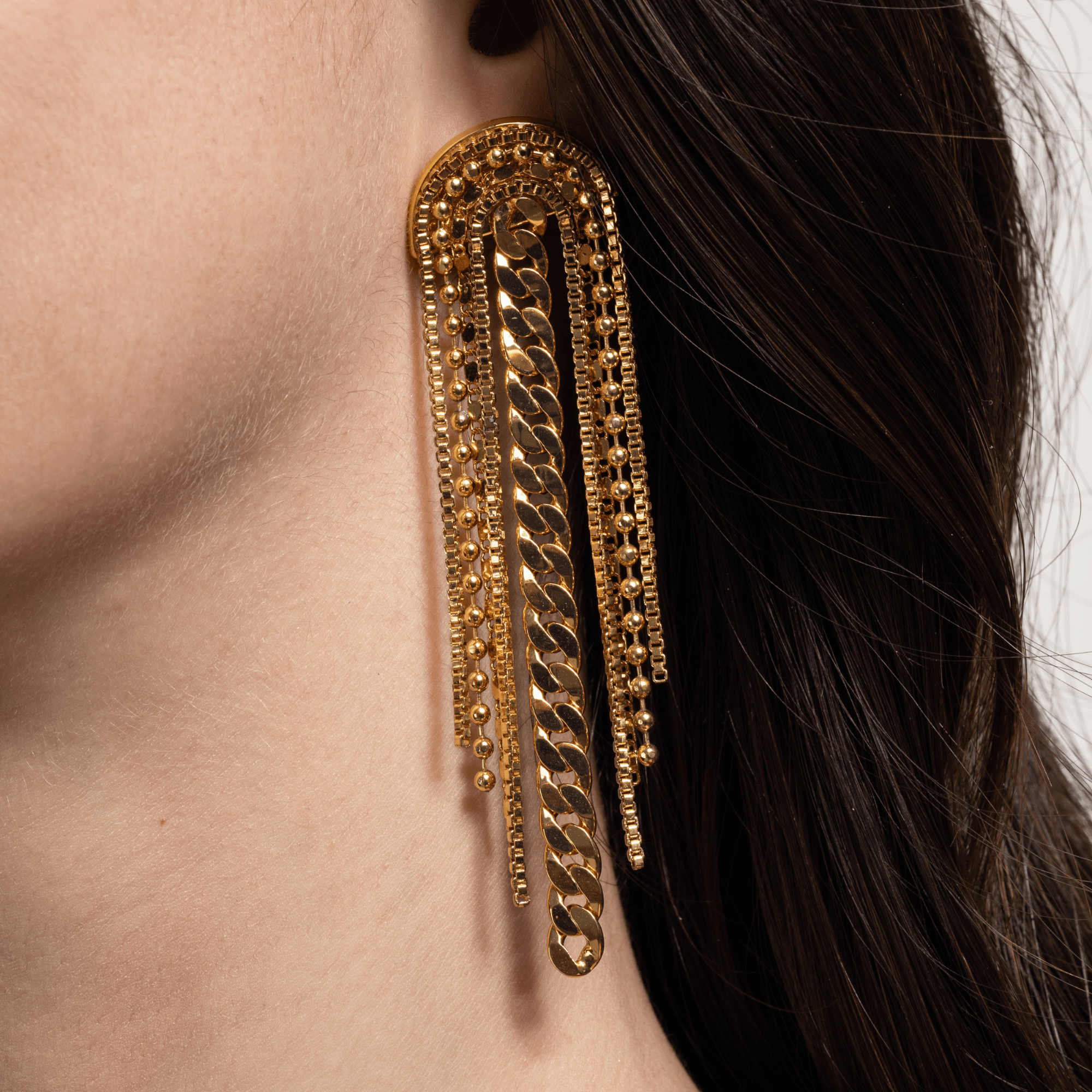 Lara & Ela | Farah Gold Earrings - Lara & Ela