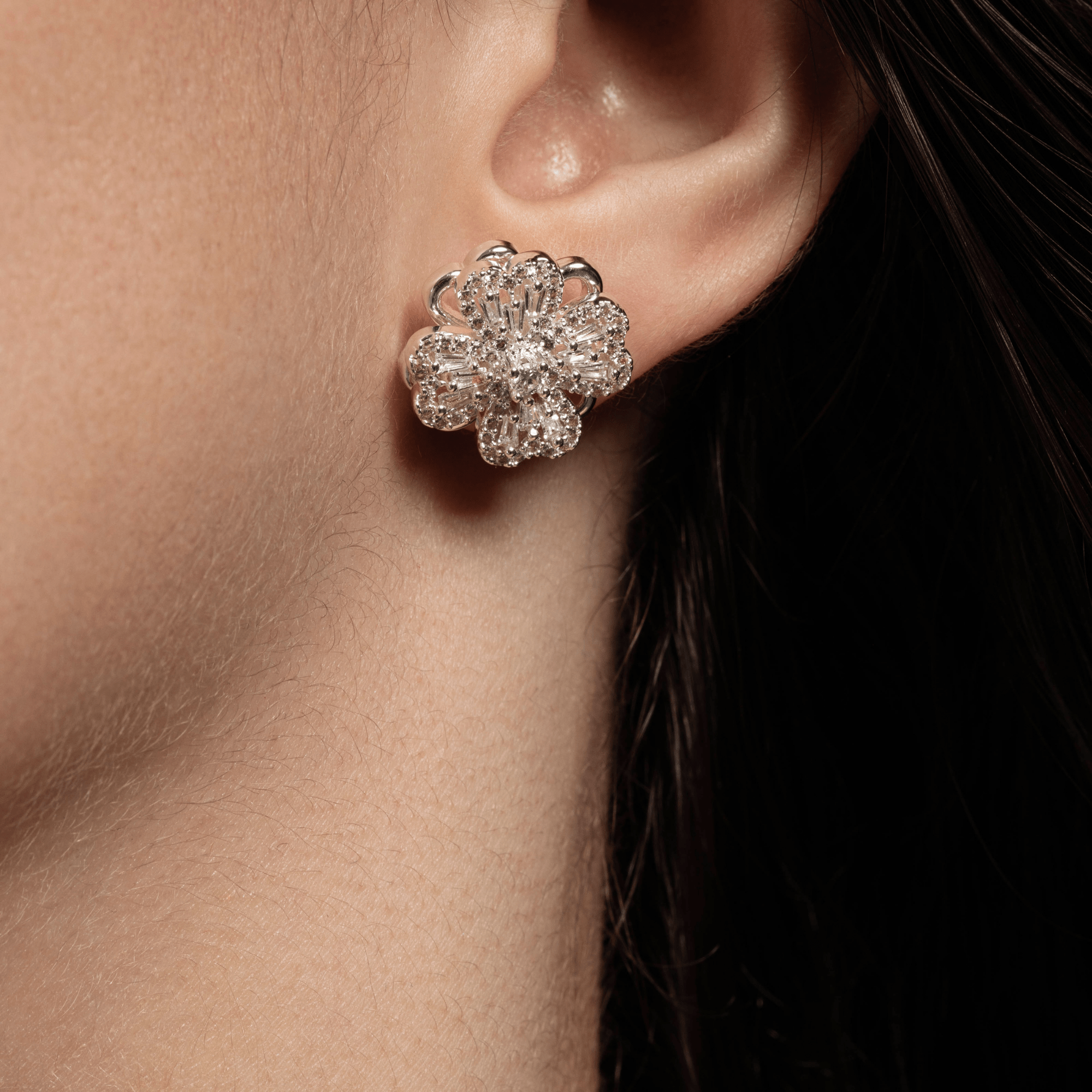 Lara & Ela | Ferris Wheel Silver Earrings - Lara & Ela