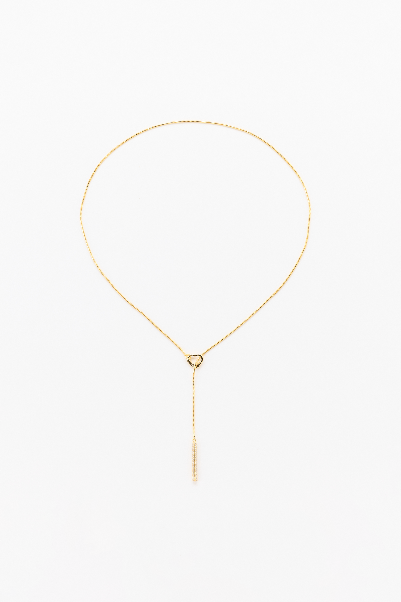 Lara & Ela | Follow Your Heart Gold Necklace - Lara & Ela
