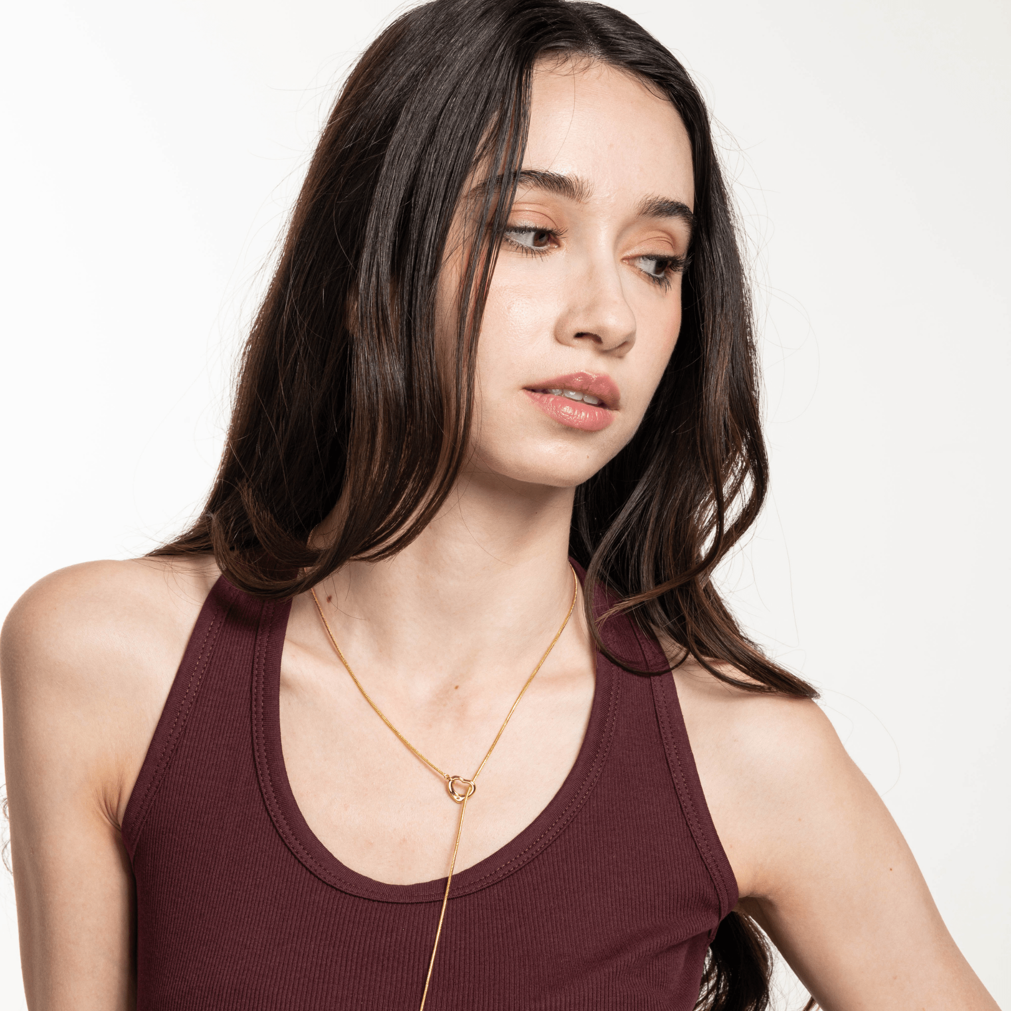 Lara & Ela | Follow Your Heart Gold Necklace - Lara & Ela