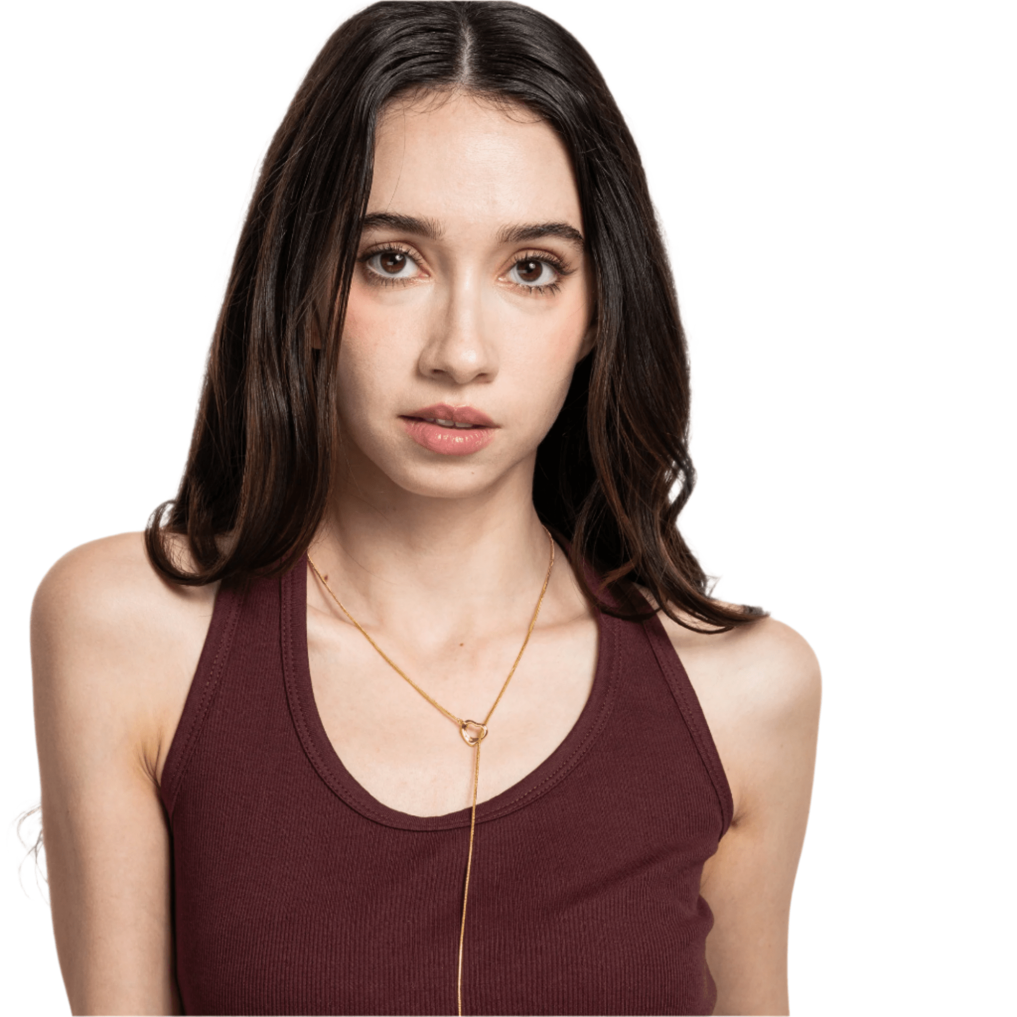 Lara & Ela | Follow Your Heart Gold Necklace - Lara & Ela