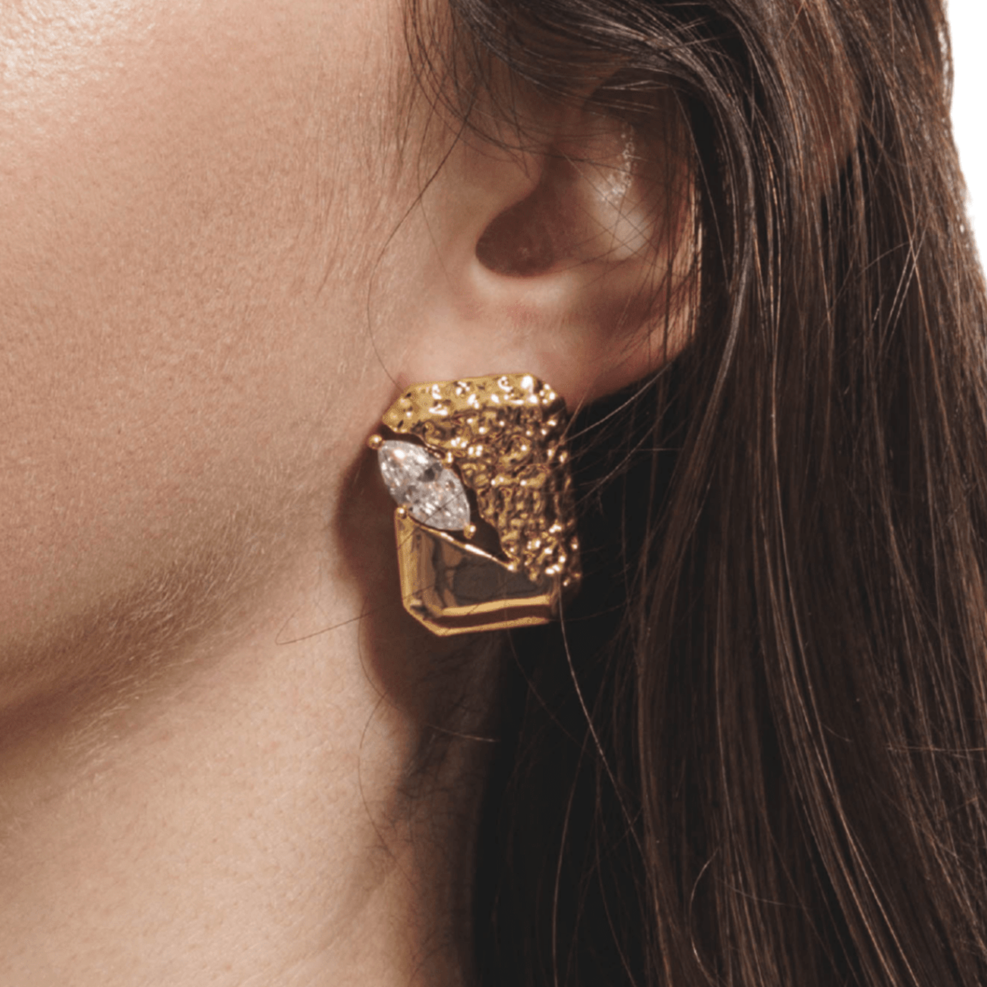 Lara & Ela | Gaia Gold Earrings - Lara & Ela