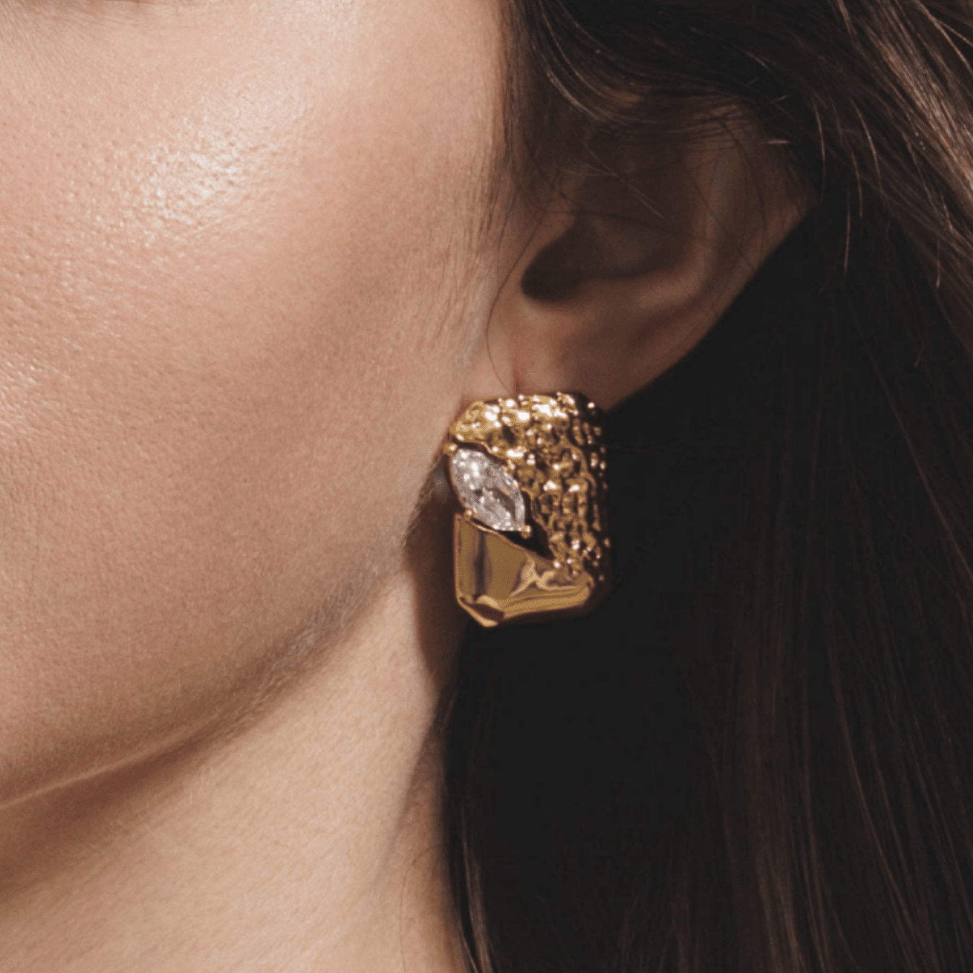 Lara & Ela | Gaia Gold Earrings - Lara & Ela
