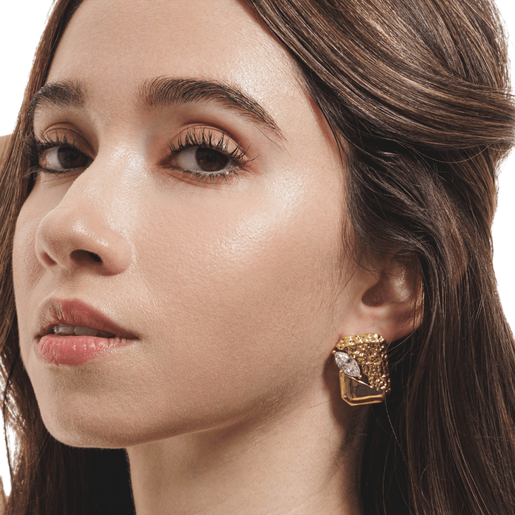 Lara & Ela | Gaia Gold Earrings - Lara & Ela