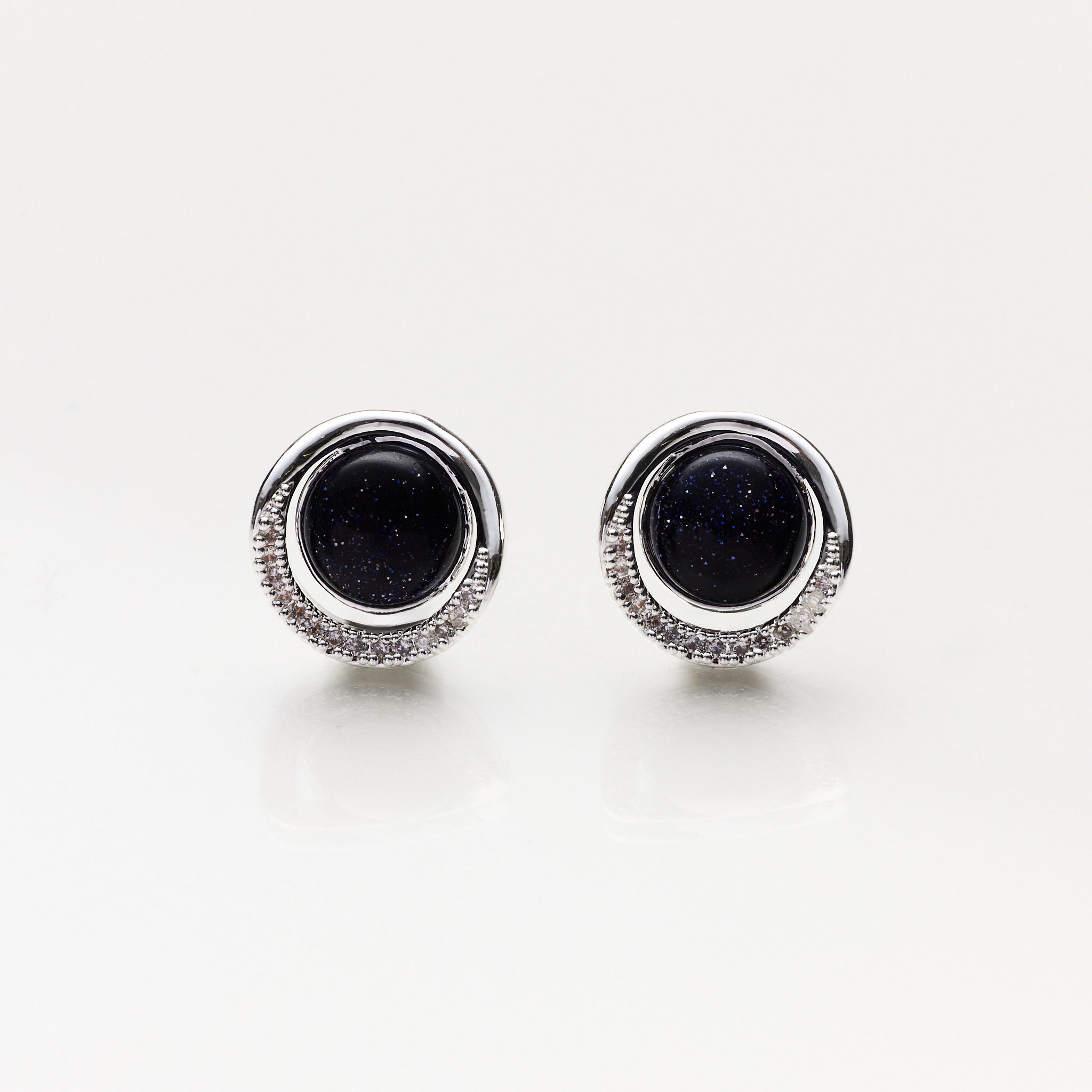Lara & Ela | Galaxy Silver Earrings - Lara & Ela