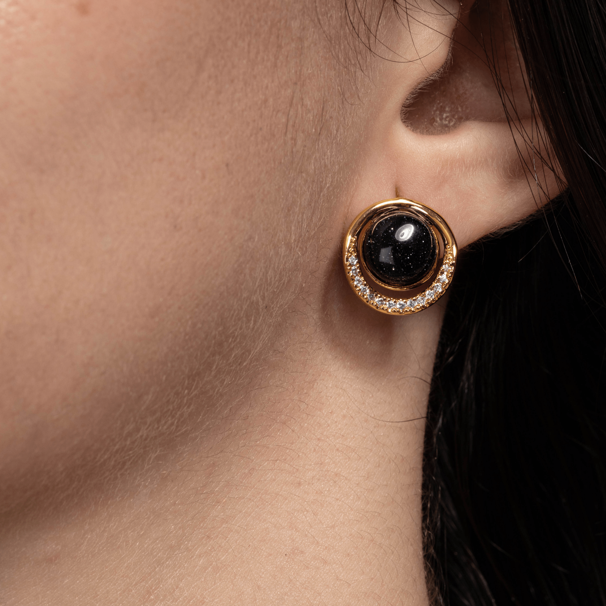 Lara & Ela | Galaxy Gold Earrings - Lara & Ela
