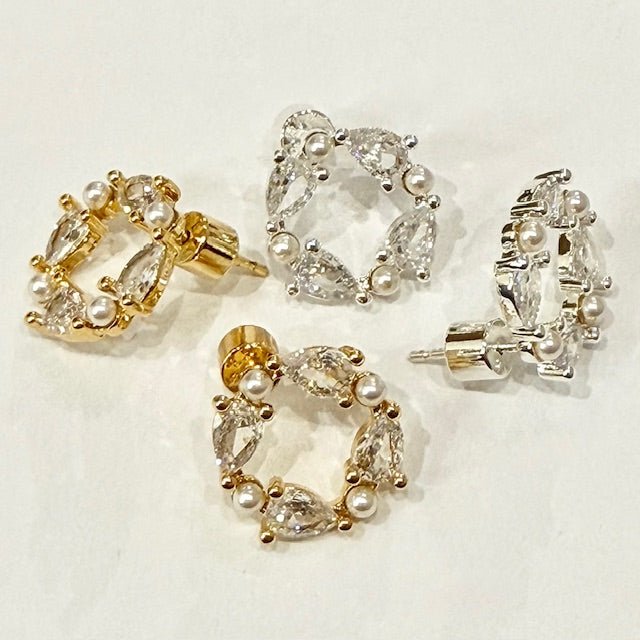 Lara & Ela | Gamma Silver Earrings - Lara & Ela