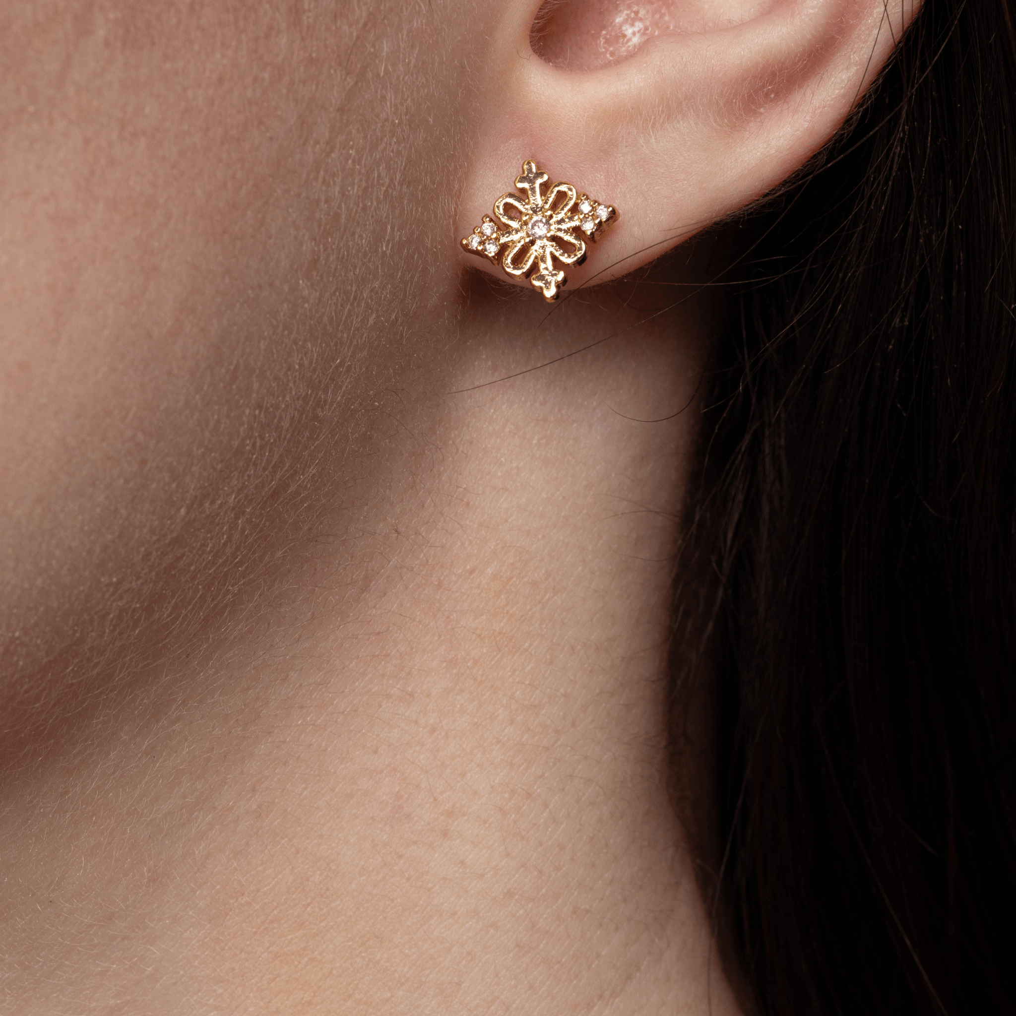 Lara & Ela | Georgina Gold Earrings - Lara & Ela