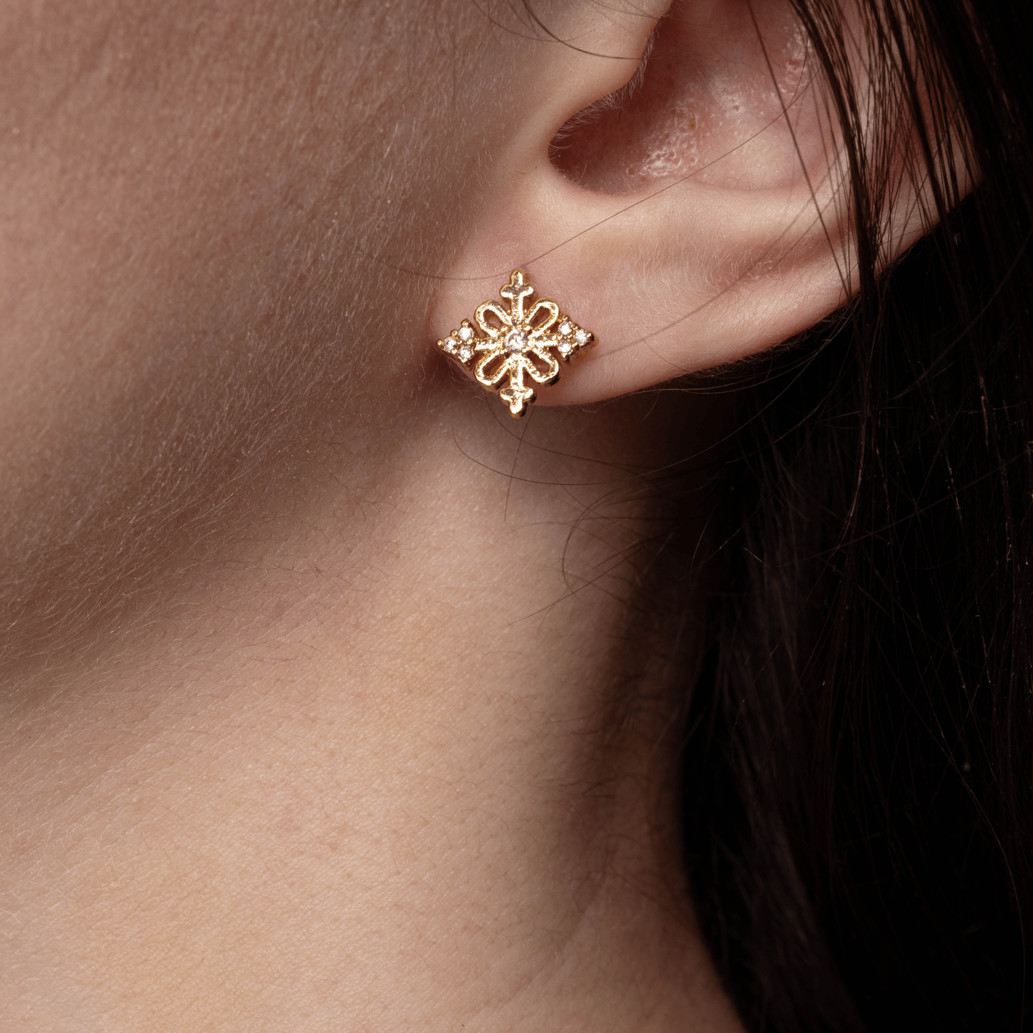 Lara & Ela | Georgina Gold Earrings - Lara & Ela