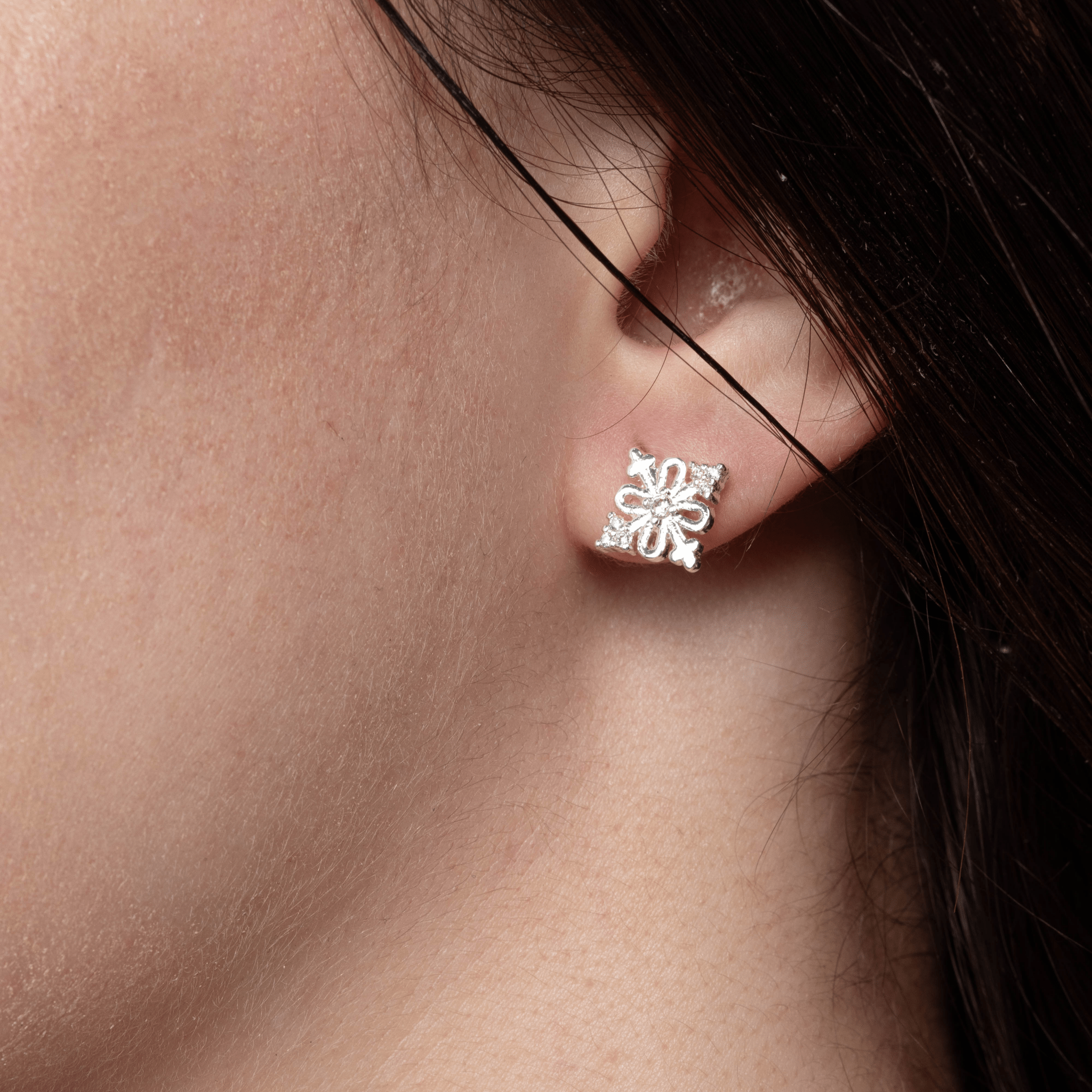 Lara & Ela | Georgina Silver Earrings - Lara & Ela
