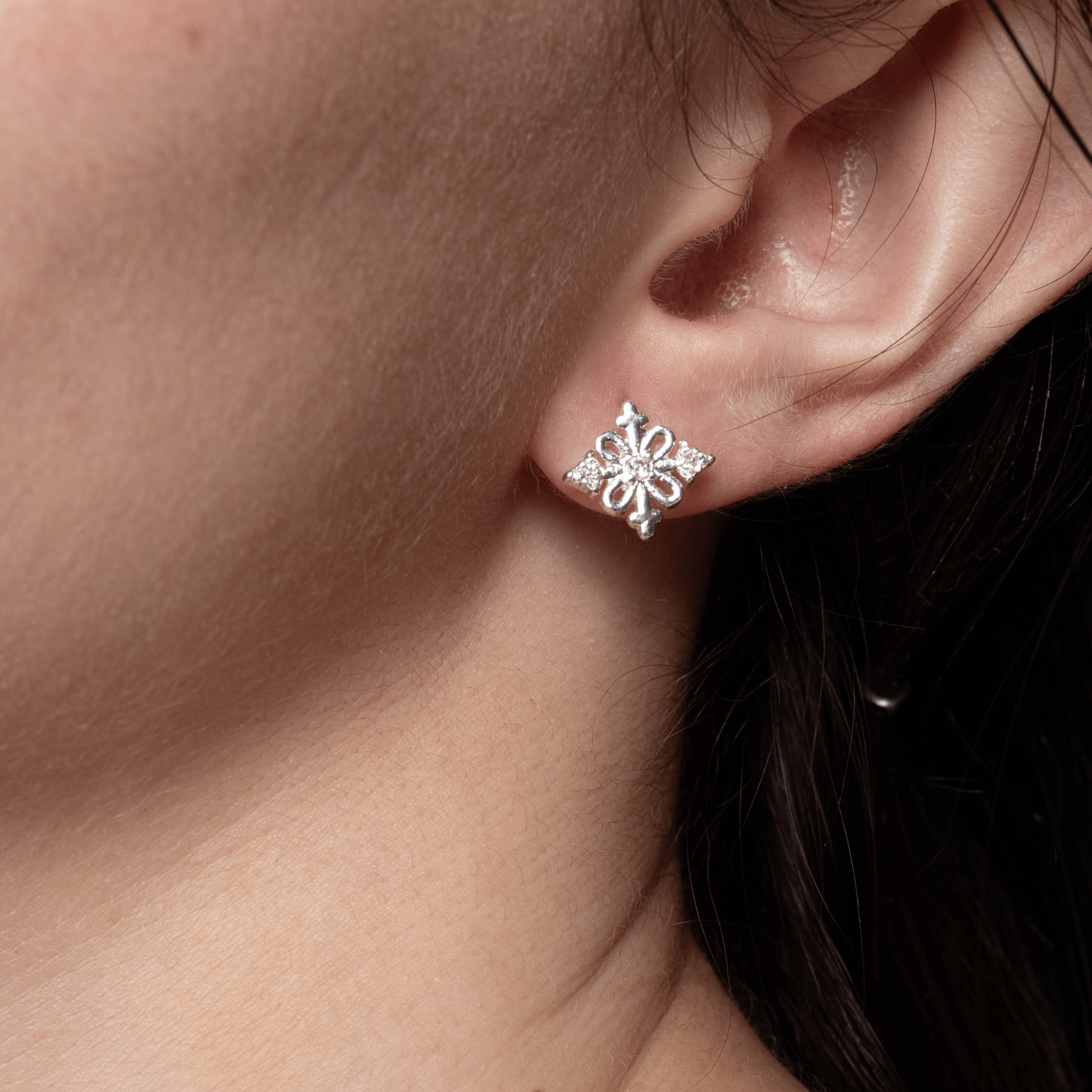 Lara & Ela | Georgina Silver Earrings - Lara & Ela