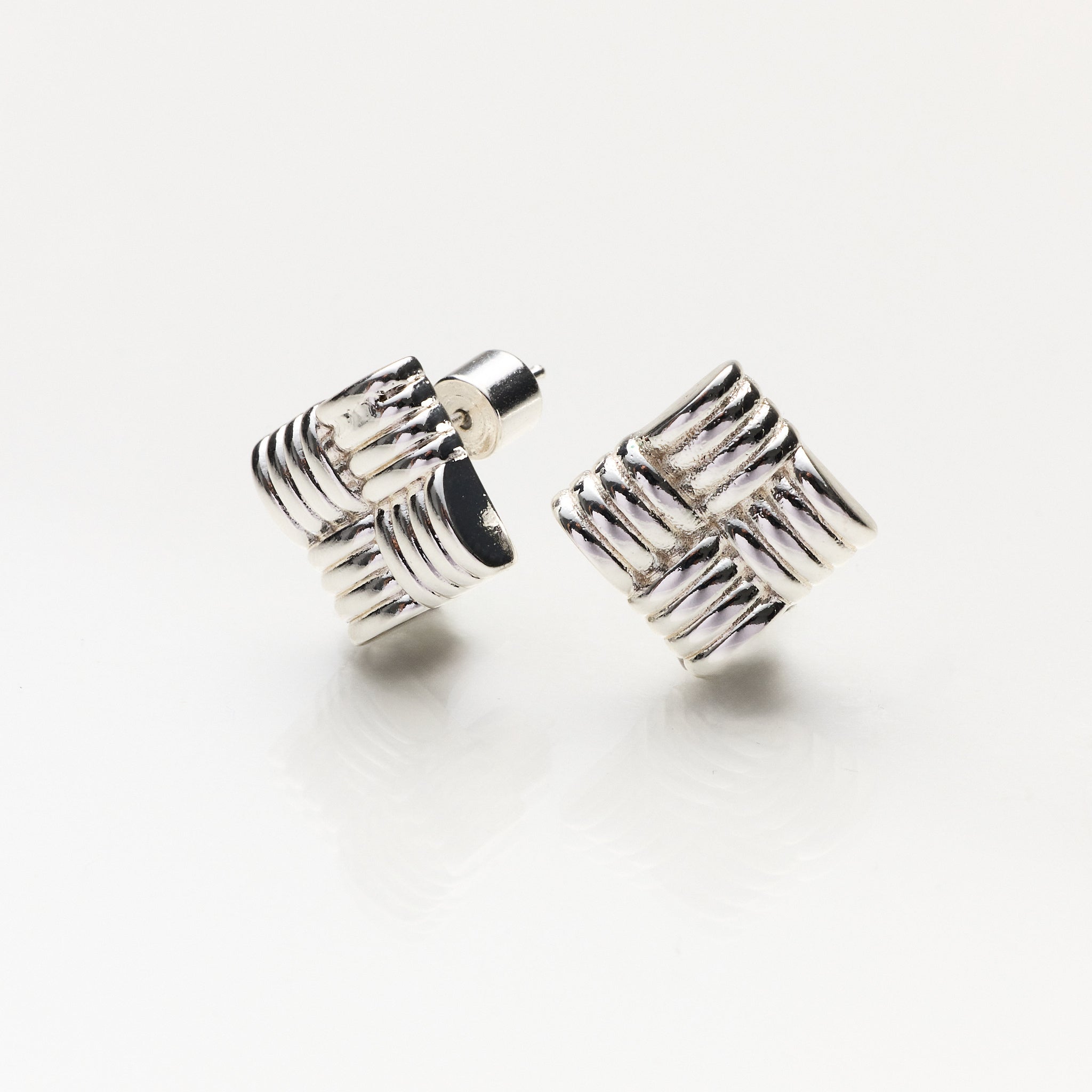 Lara & Ela | Go Your Own Way Silver Earrings - Lara & Ela