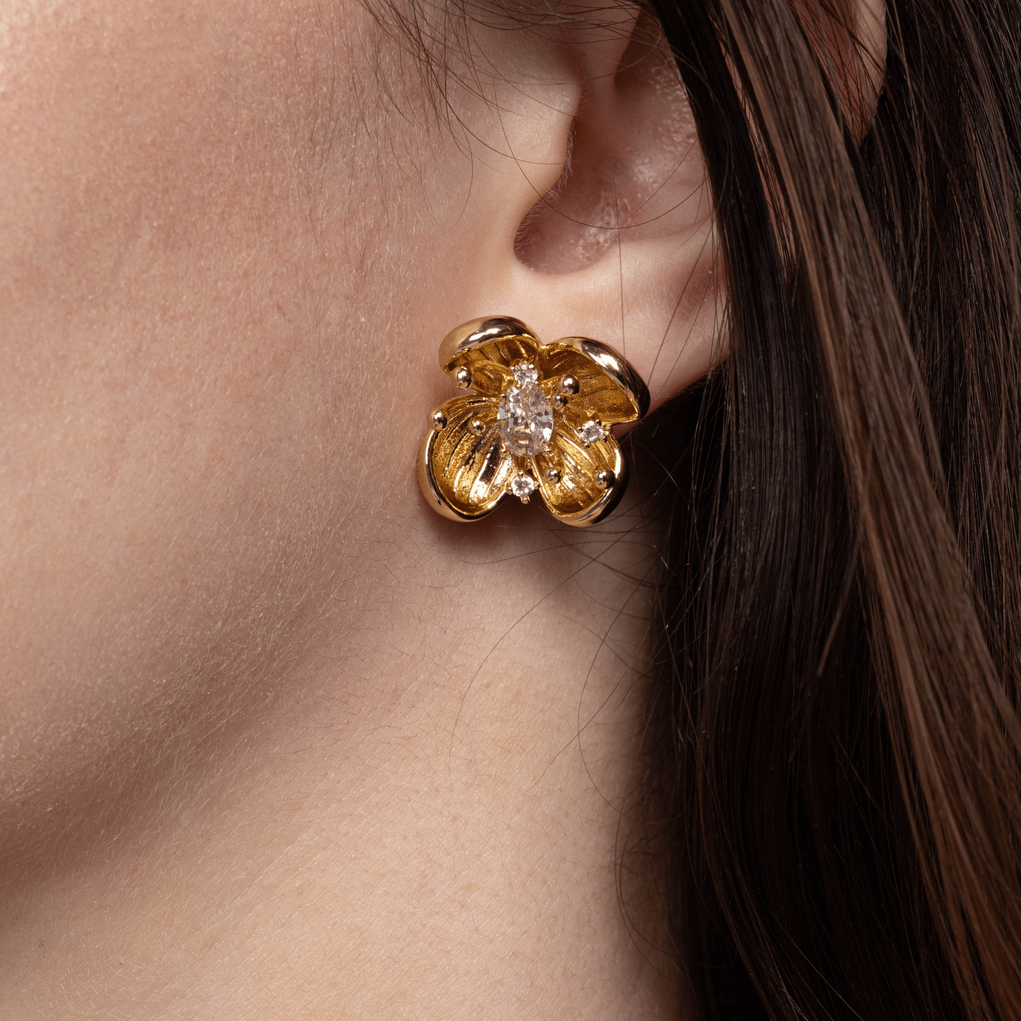 Lara & Ela | Hannah Gold Earrings - Lara & Ela