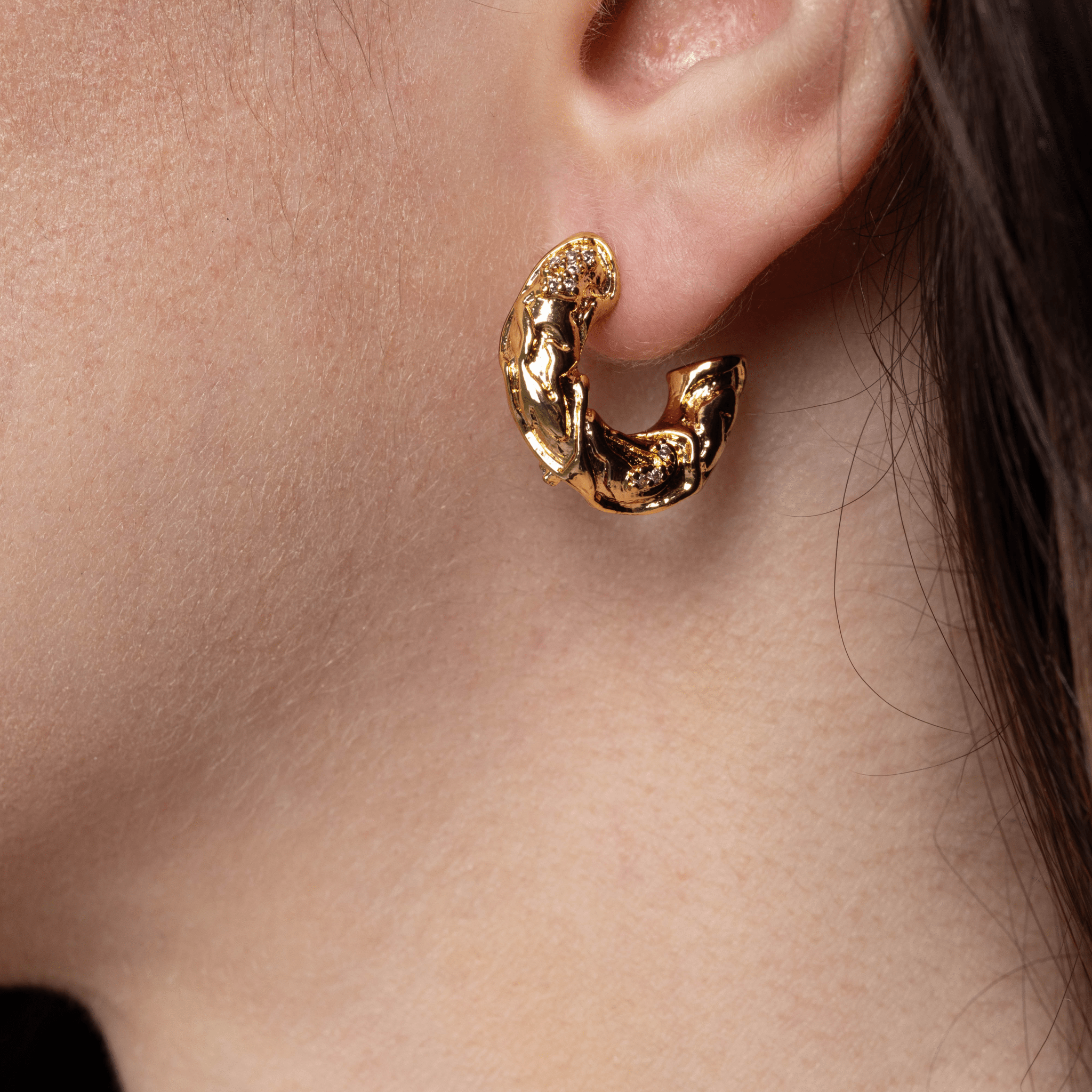 Lara & Ela | Harley Gold Earrings - Lara & Ela