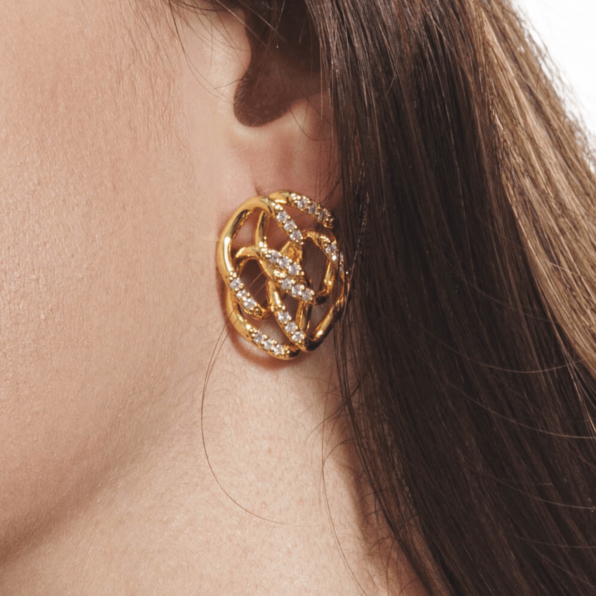 Lara & Ela | Hestia Gold Earrings - Lara & Ela