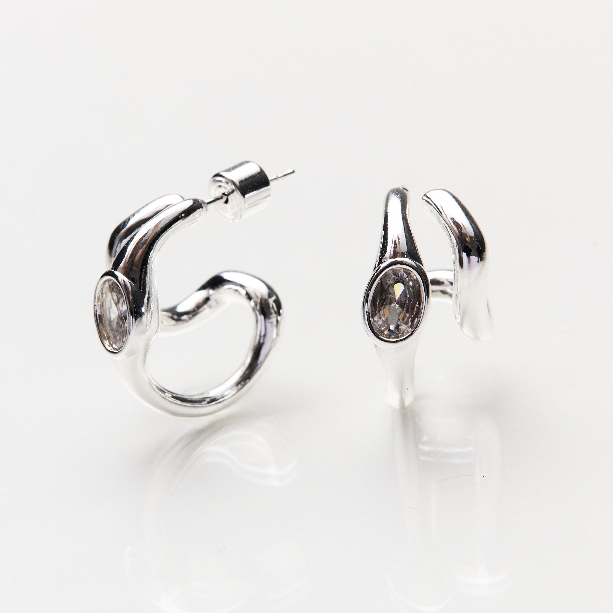Lara & Ela I Hugs Silver Earrings - Lara & Ela