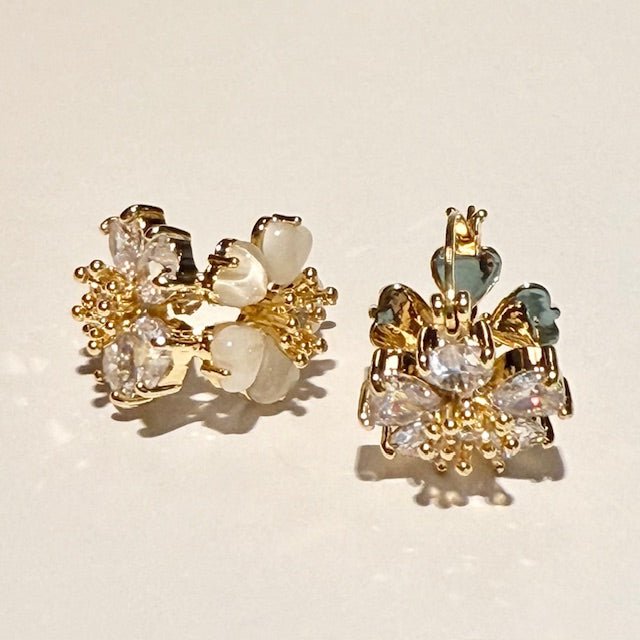 Lara & Ela | Keisha Gold Earrings - Lara & Ela