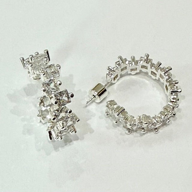 Lara & Ela | Duchess Silver Earrings - Lara & Ela