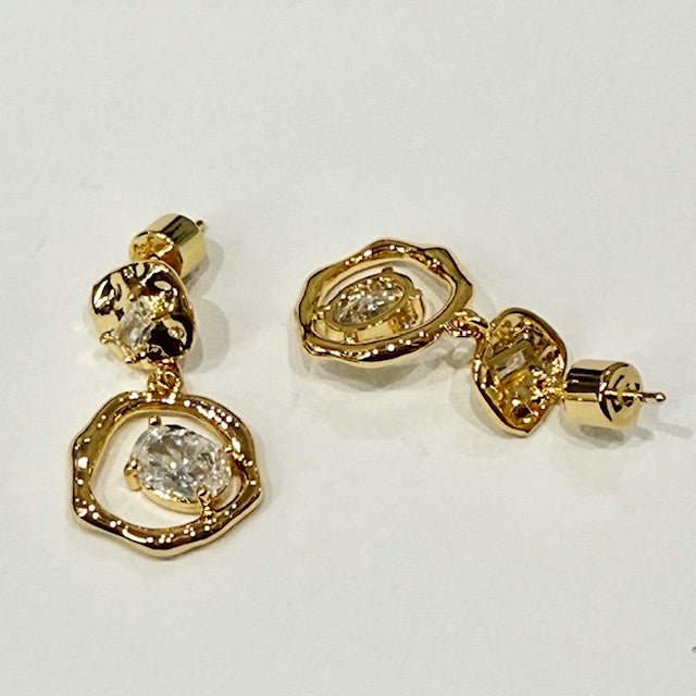 Lara & Ela | Say You Love Me Gold Earrings - Lara & Ela