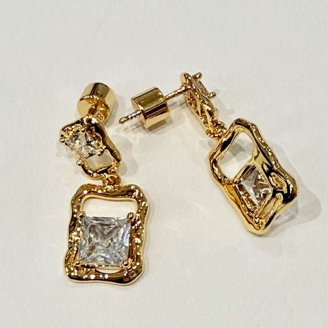Lara & Ela | Genie In A Bottle Gold Earrings - Lara & Ela