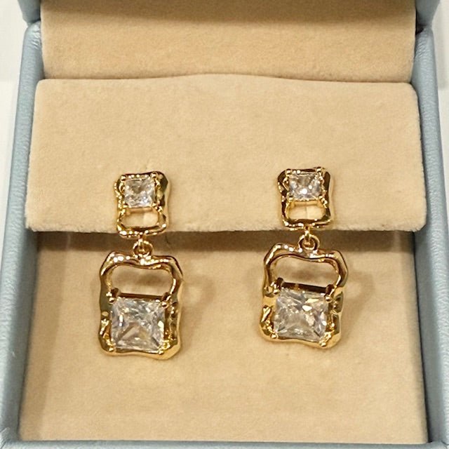 Lara & Ela | Genie In A Bottle Gold Earrings - Lara & Ela