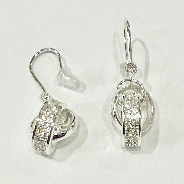 Lara & Ela | Drunk On Love Silver Earrings - Lara & Ela