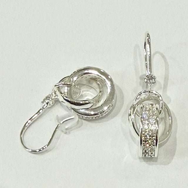 Lara & Ela | Drunk On Love Silver Earrings - Lara & Ela
