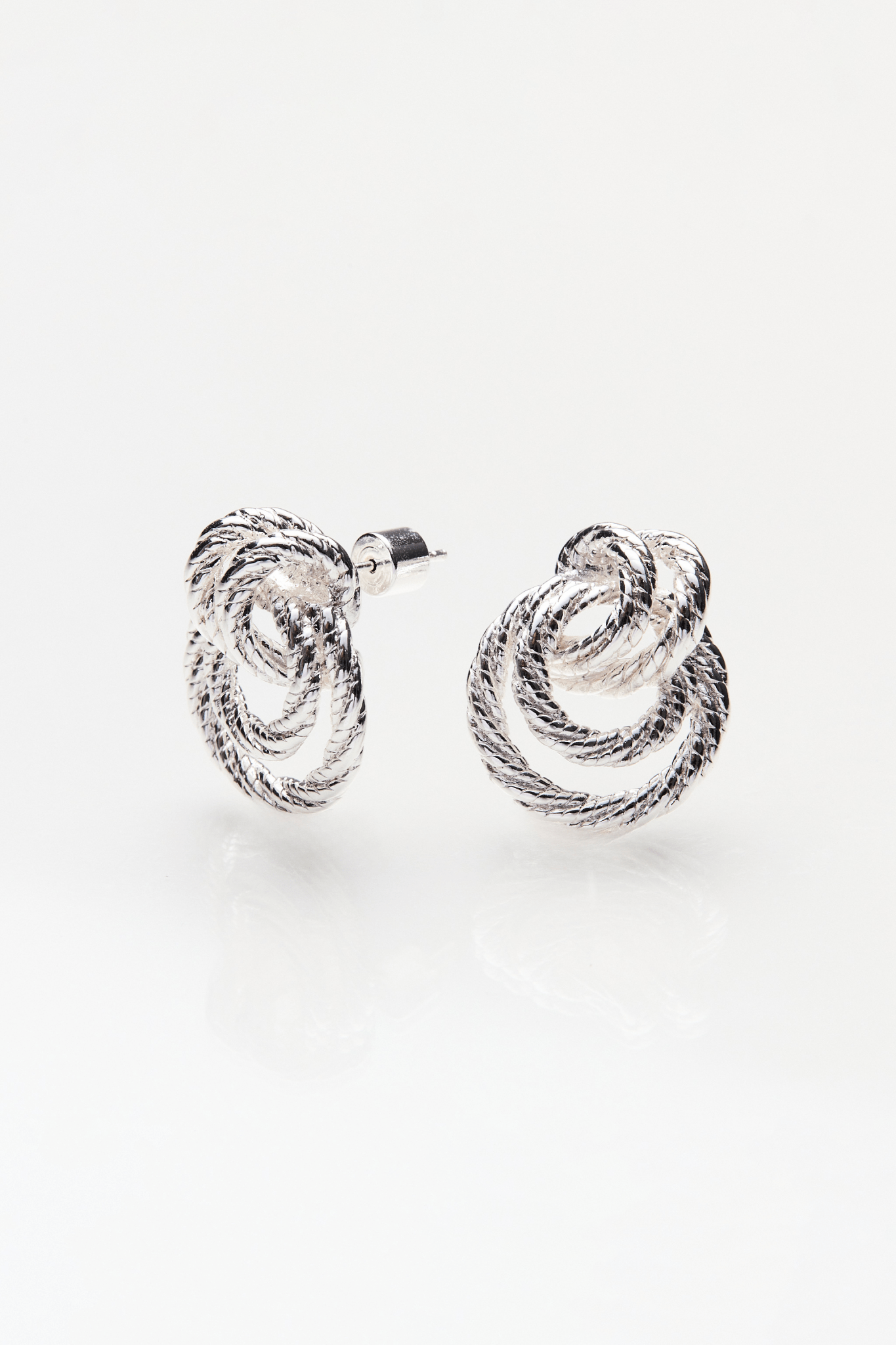 Lara & Ela | I'll Take Manhattan Silver Earrings - Lara & Ela