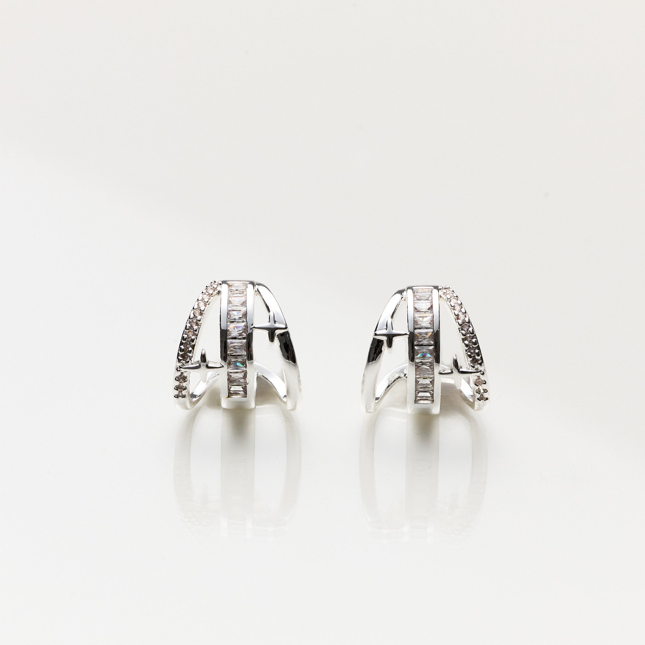 Lara & Ela | It's You Silver Earrings - Lara & Ela