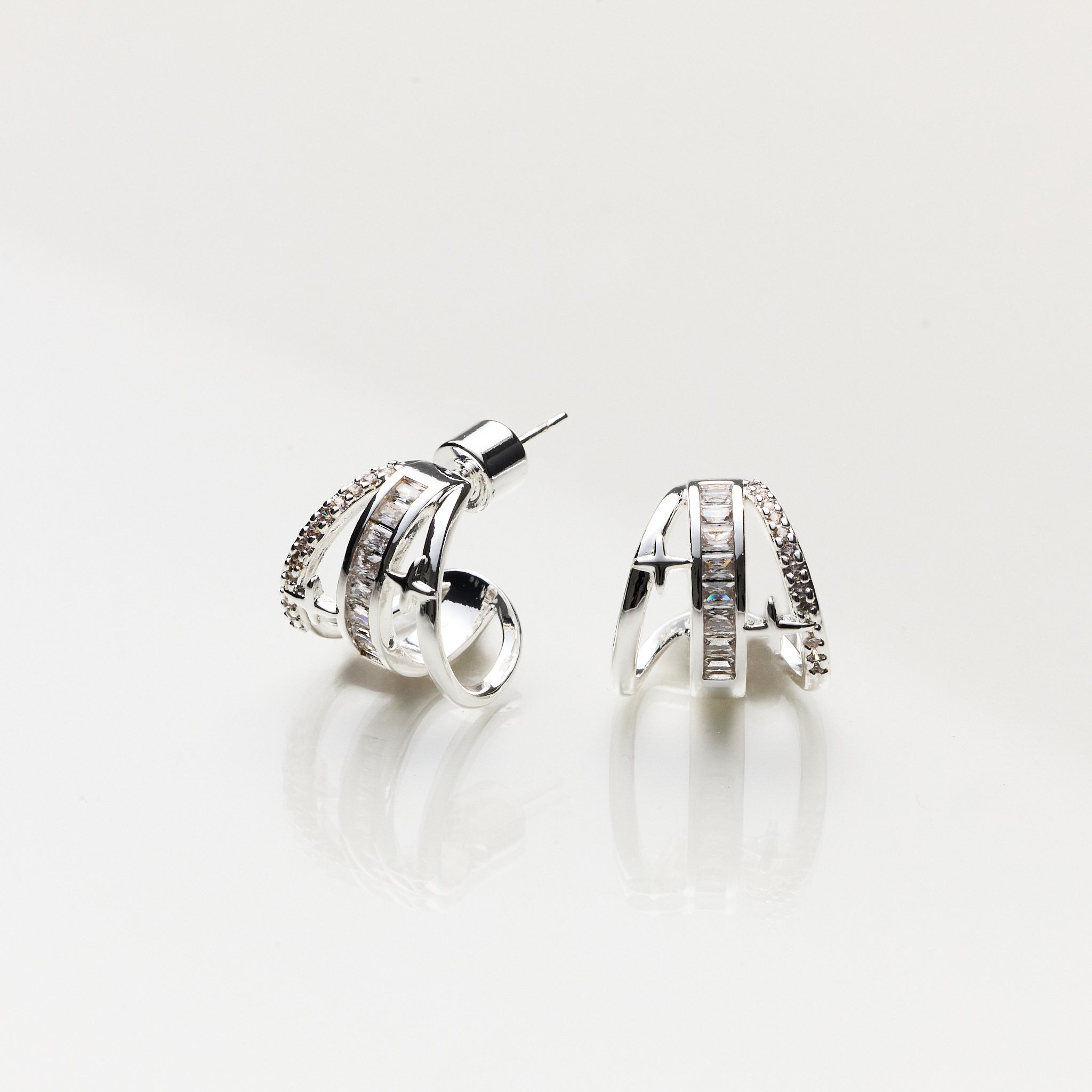 Lara & Ela | It's You Silver Earrings - Lara & Ela