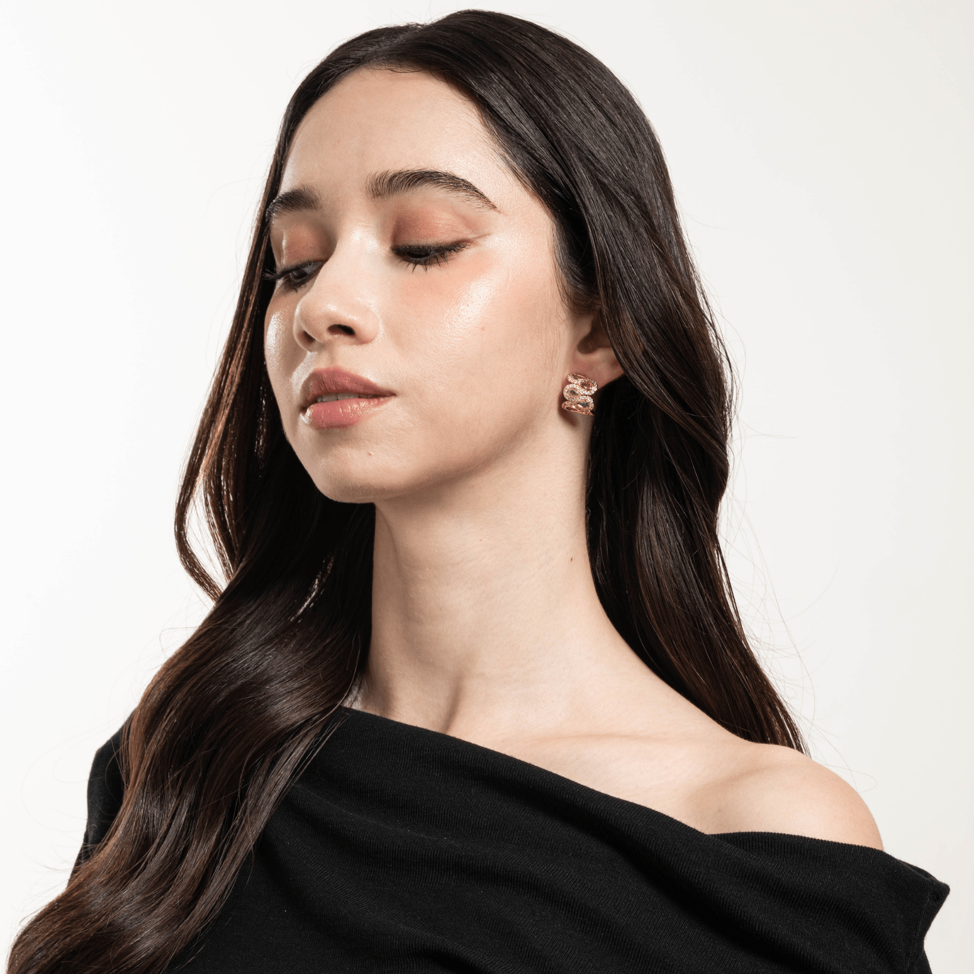 Lara & Ela | Jewel Gold Earrings - Lara & Ela