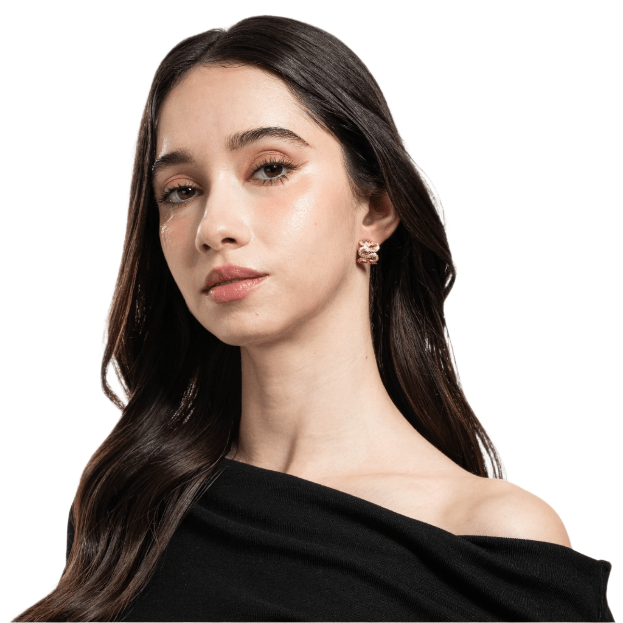 Lara & Ela | Jewel Gold Earrings - Lara & Ela