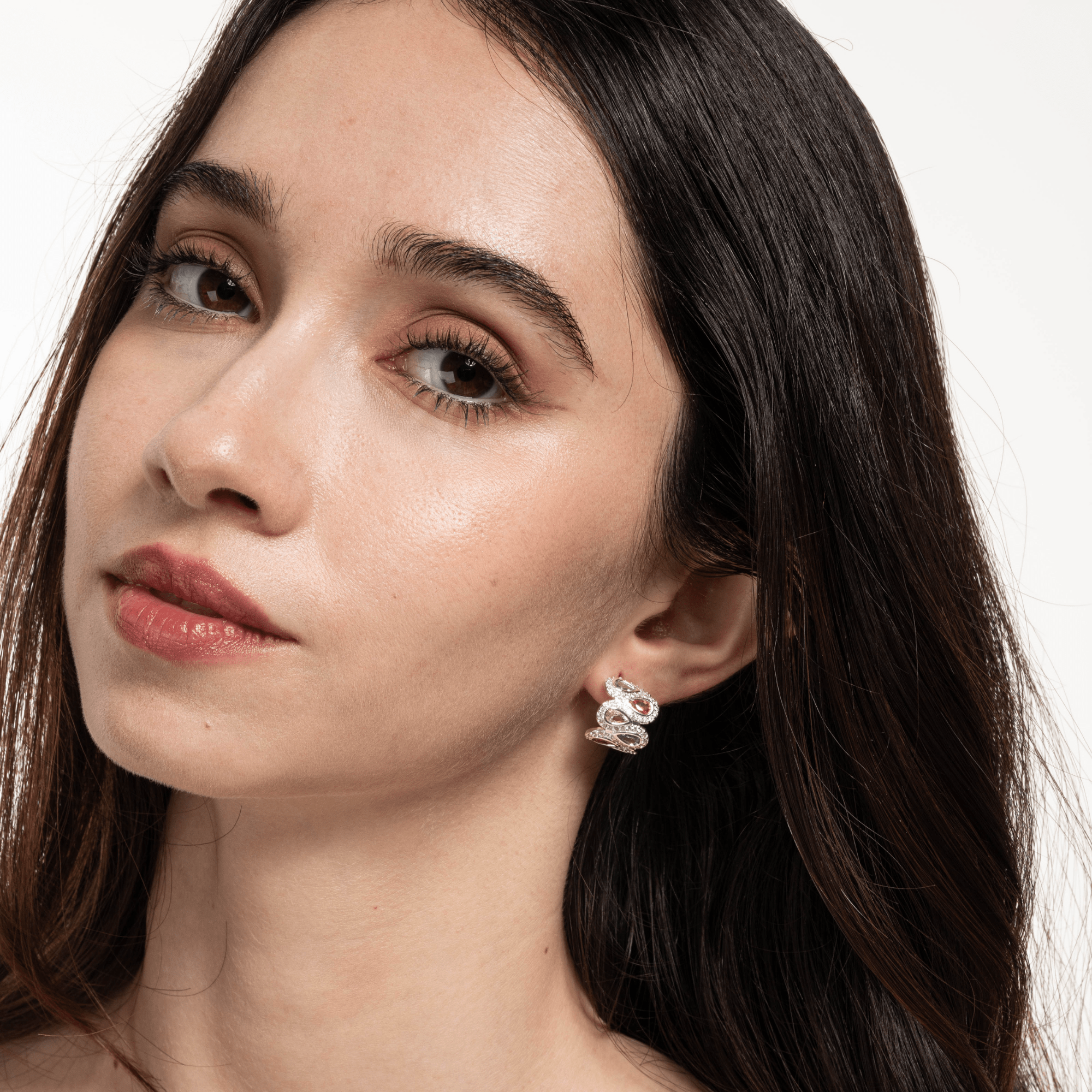 Lara & Ela | Jewel Silver Earrings - Lara & Ela
