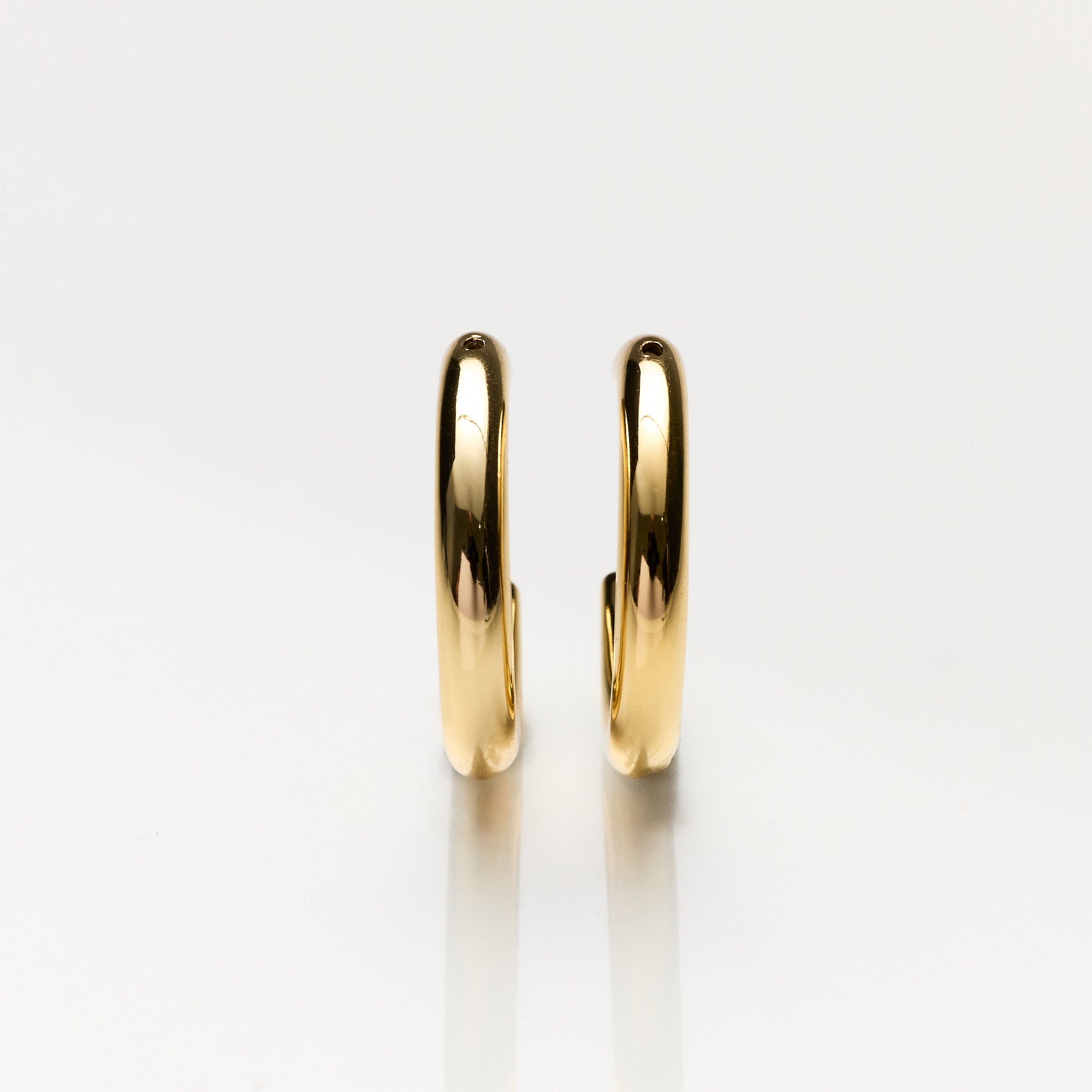Lara & Ela I Just The Two Of Us Gold Earrings - Lara & Ela