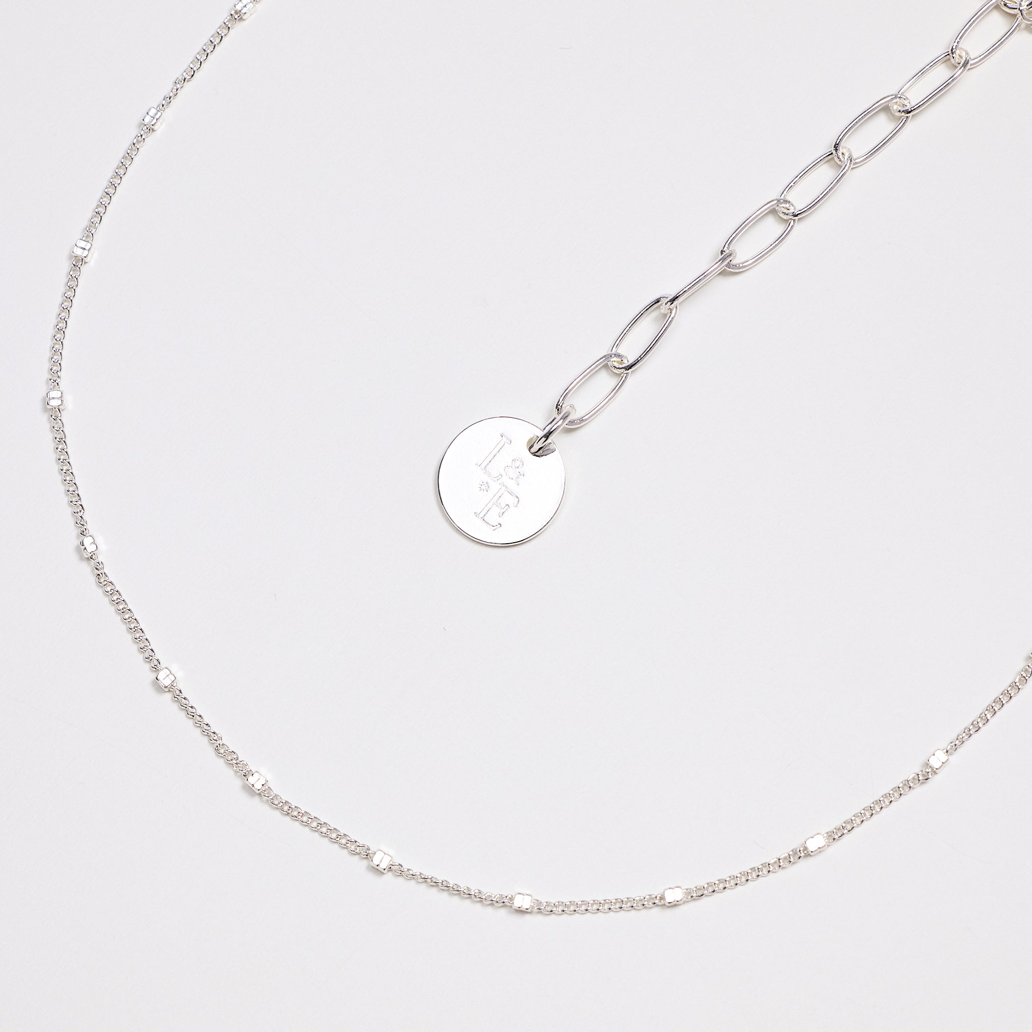 Lara & Ela | Just The Way You Are Silver Necklace - Lara & Ela