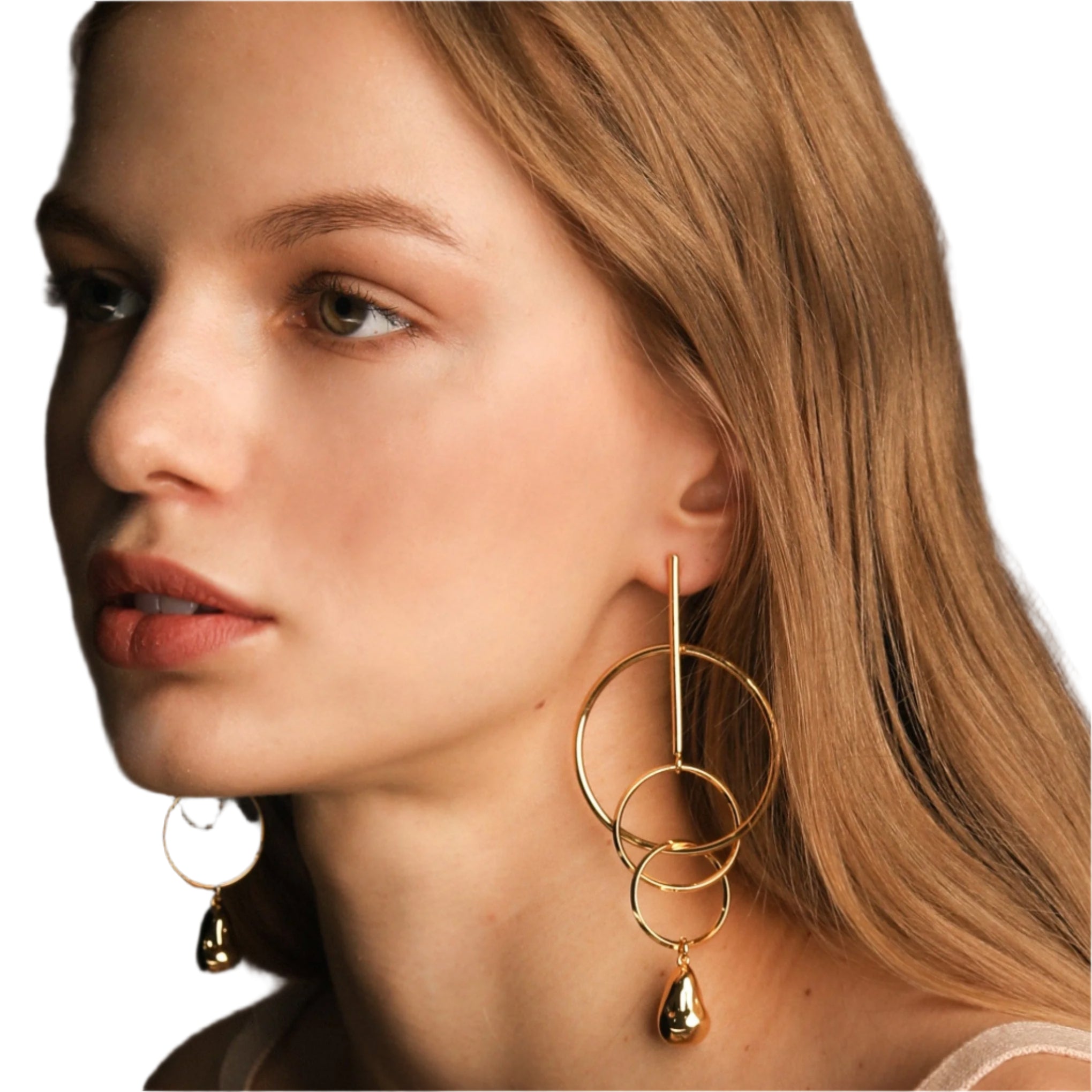 Lara & Ela | Anitta Gold Earrings - Lara & Ela