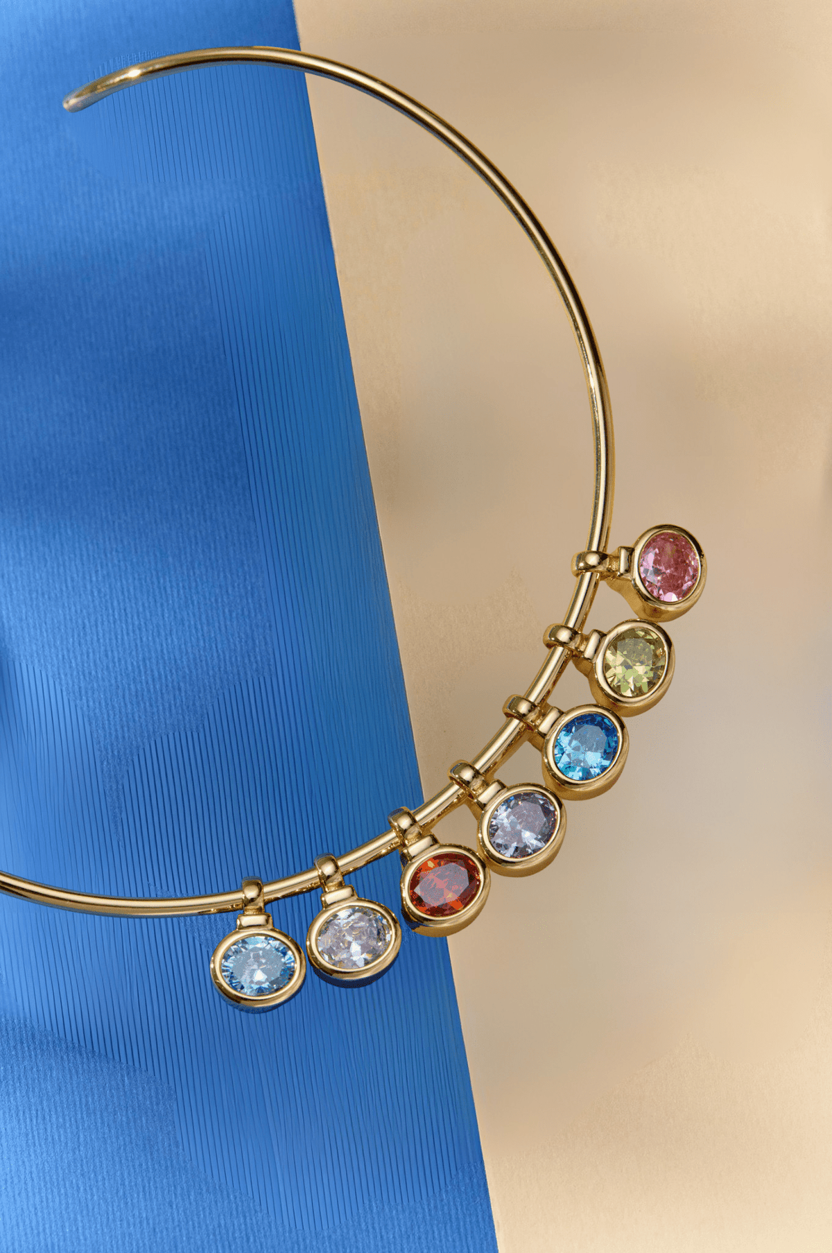 Lara & Ela | East-West Bezel Birthstone Pendant - Lara & Ela