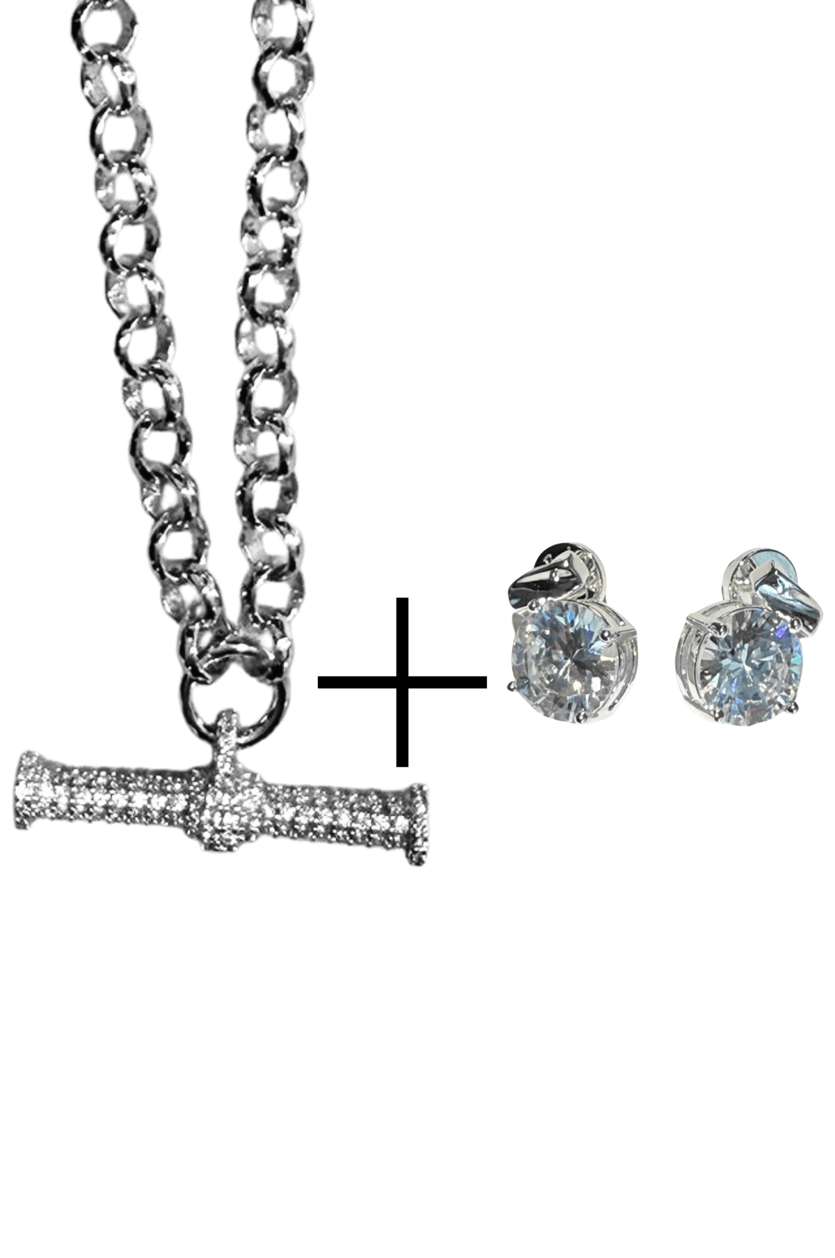 Lara & Ela | New Stop Necklace and Shape Of Memory Silver - Lara & Ela
