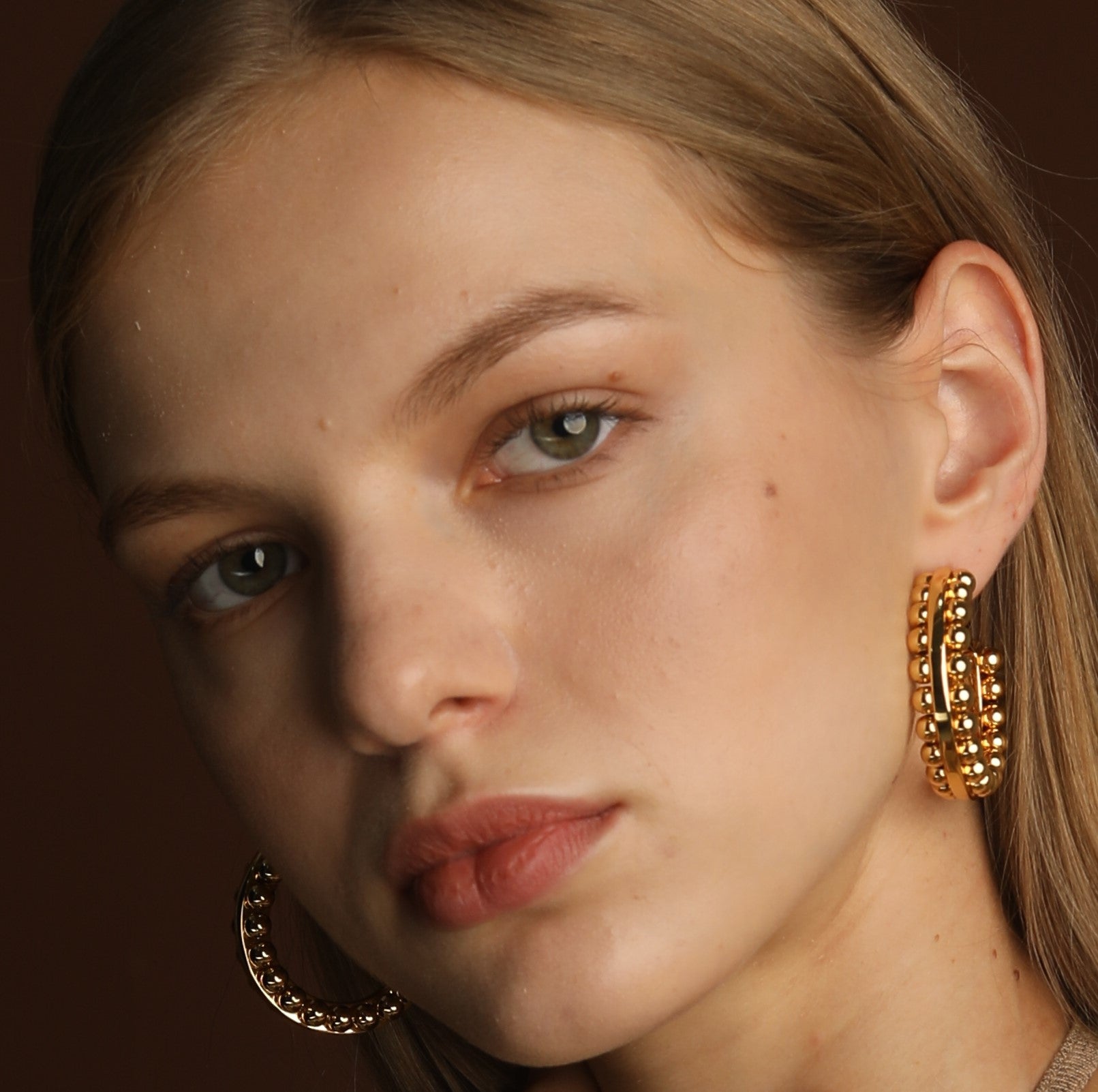 Lara & Ela | Sophia Gold Earrings - Lara & Ela