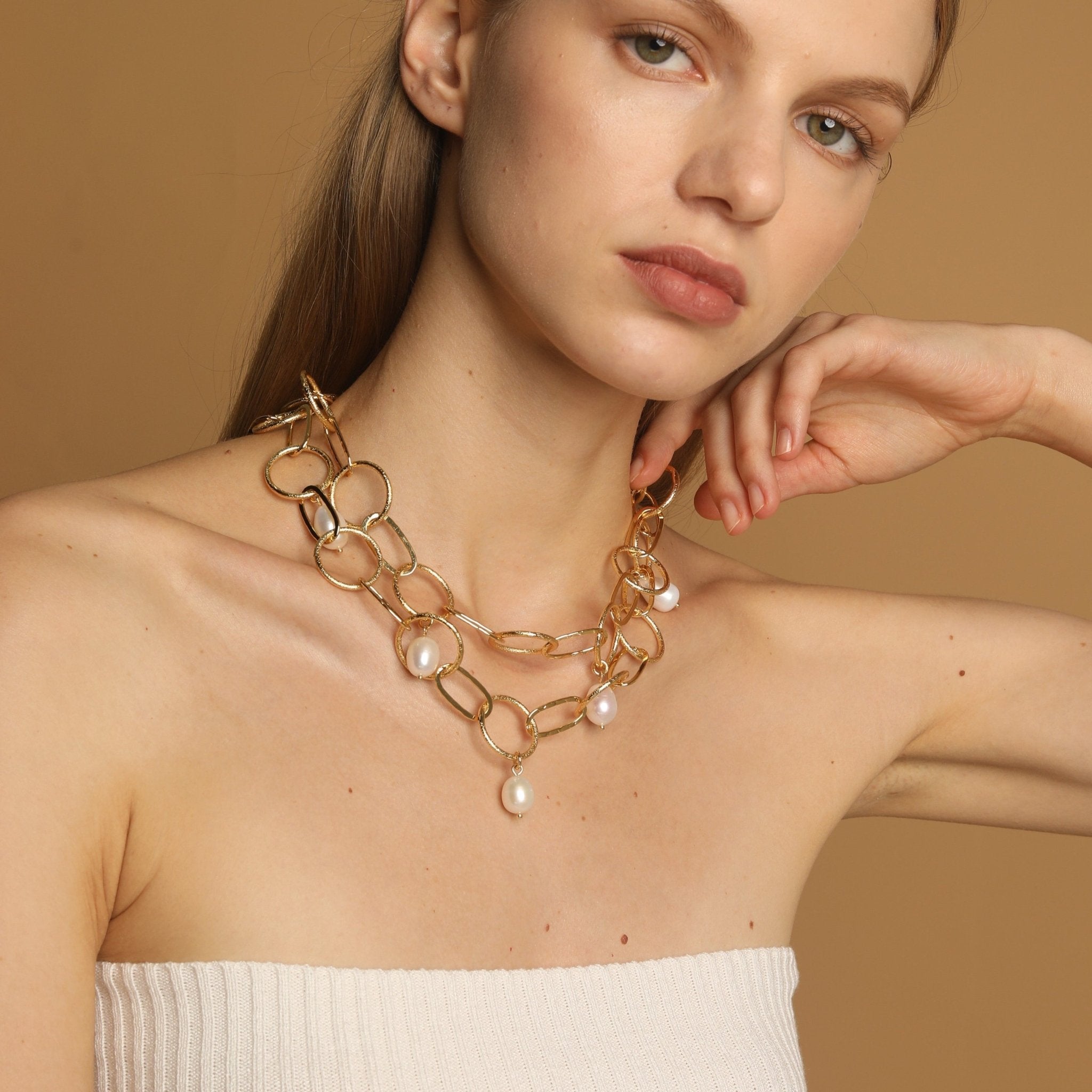 Lara & Ela | Audrey Gold Necklace - Lara & Ela