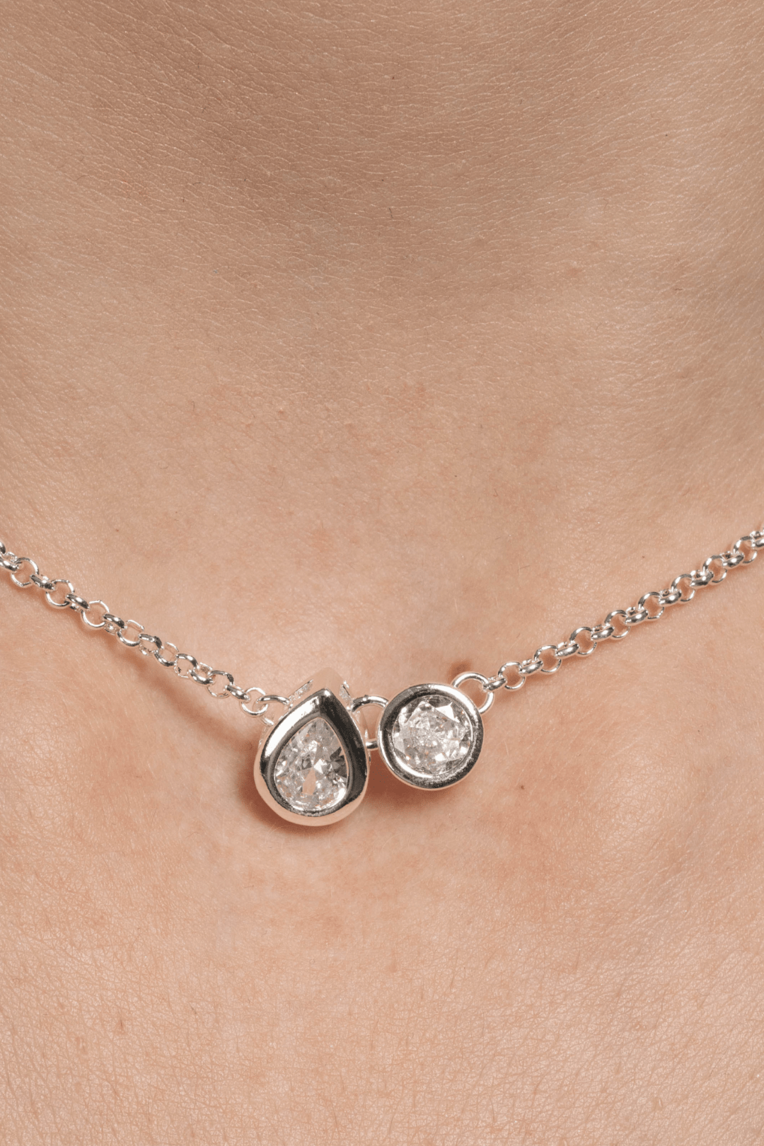 Lara & Ela | Leap Of Faith Silver Necklace - Lara & Ela