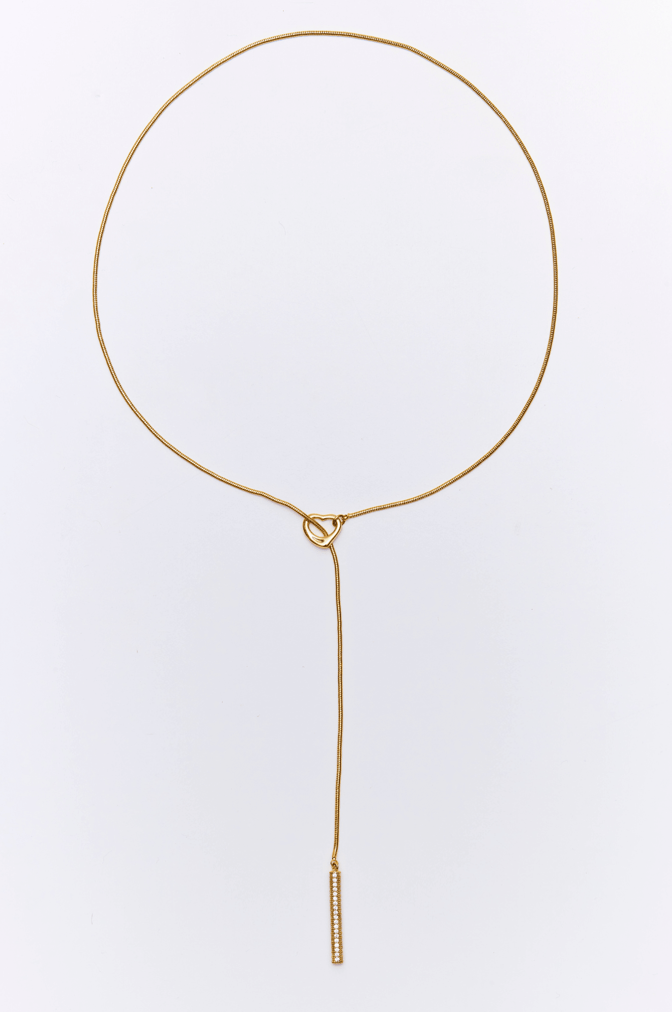 Lara & Ela | Follow Your Heart Gold Necklace - Lara & Ela